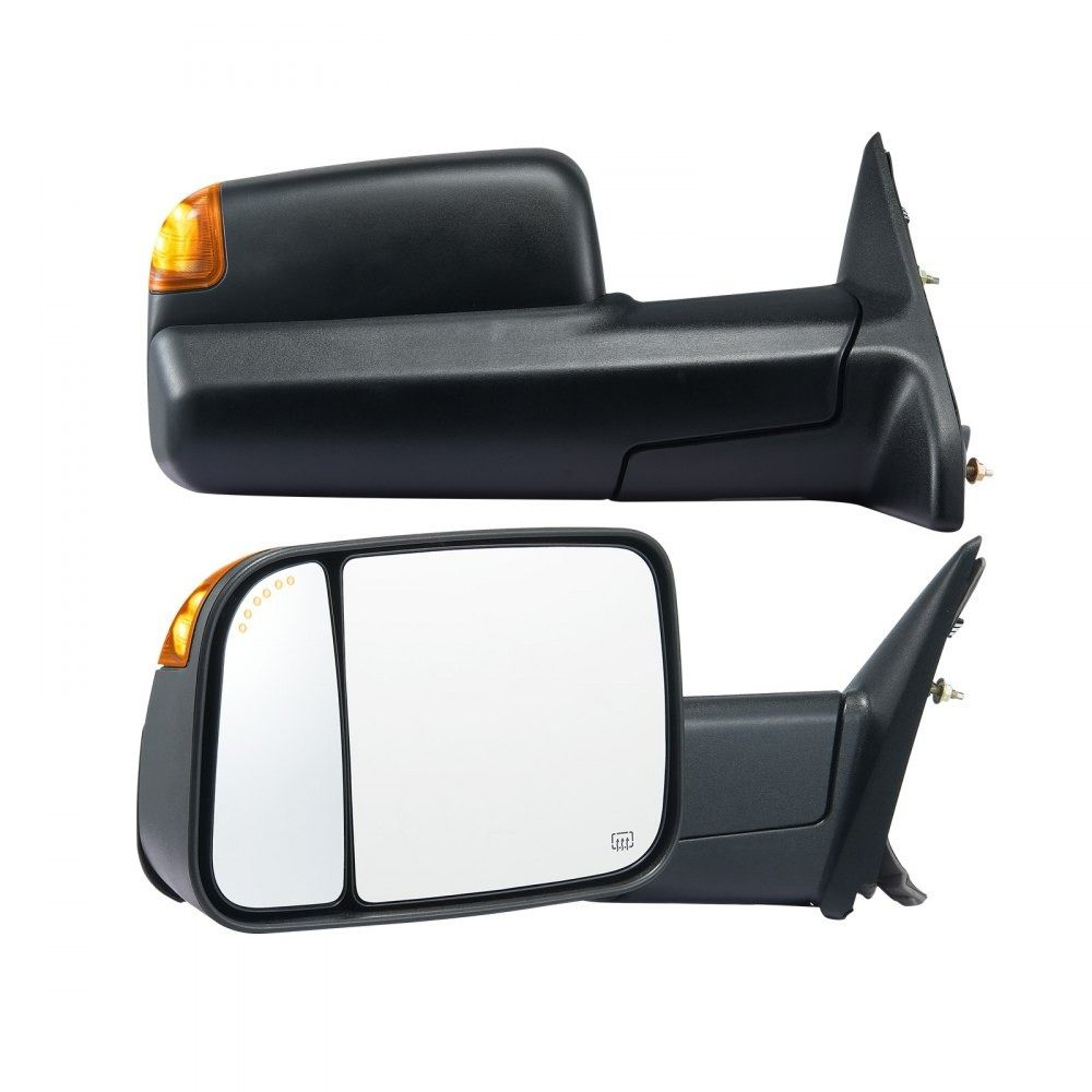 Ram Truck Towing Mirrors Power Heated Mirrors With Turn Signal Puddle Light And Folding Design 7