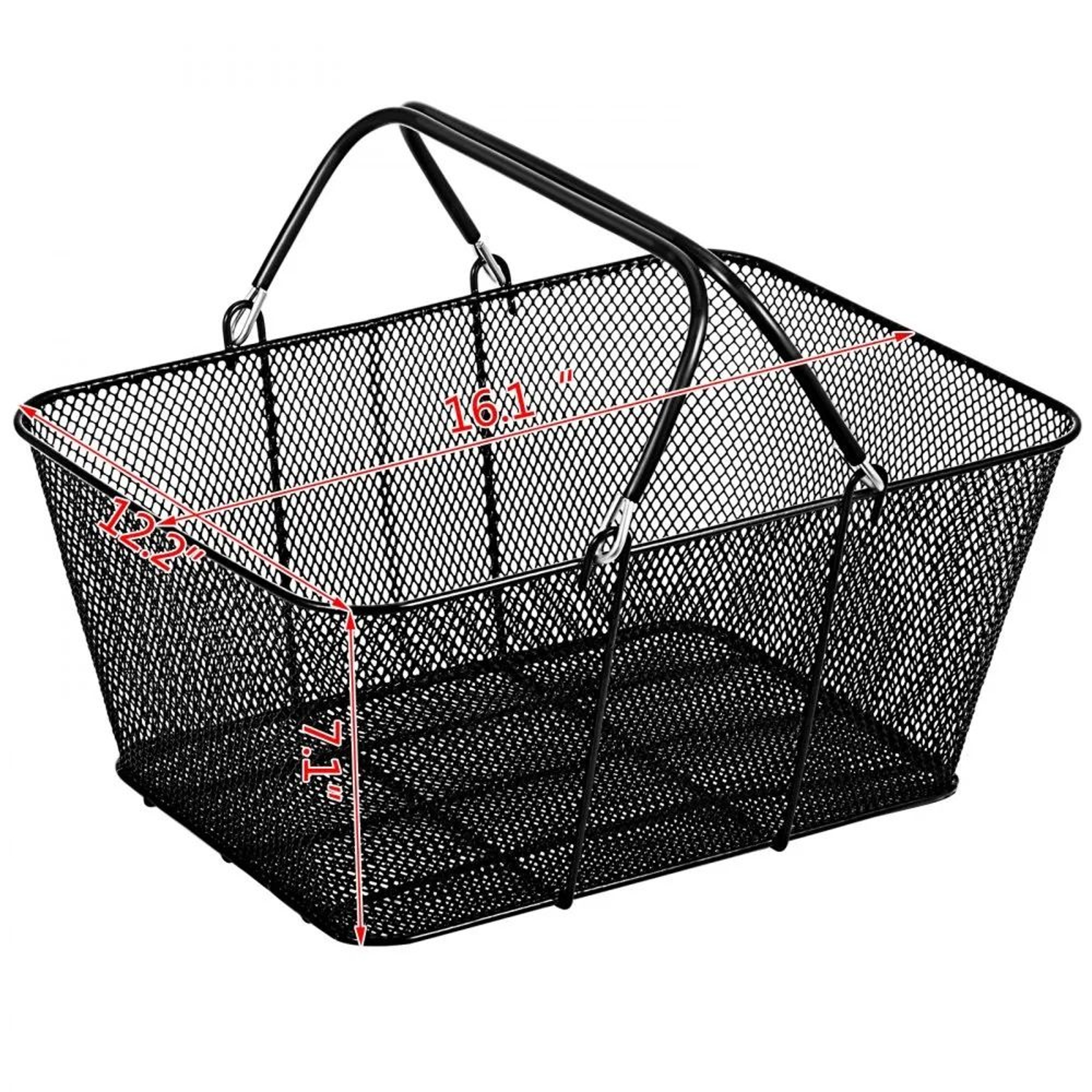 Heavy Duty Metal Shopping Baskets With Handles For Retail Stores And Grocery Shopping 7