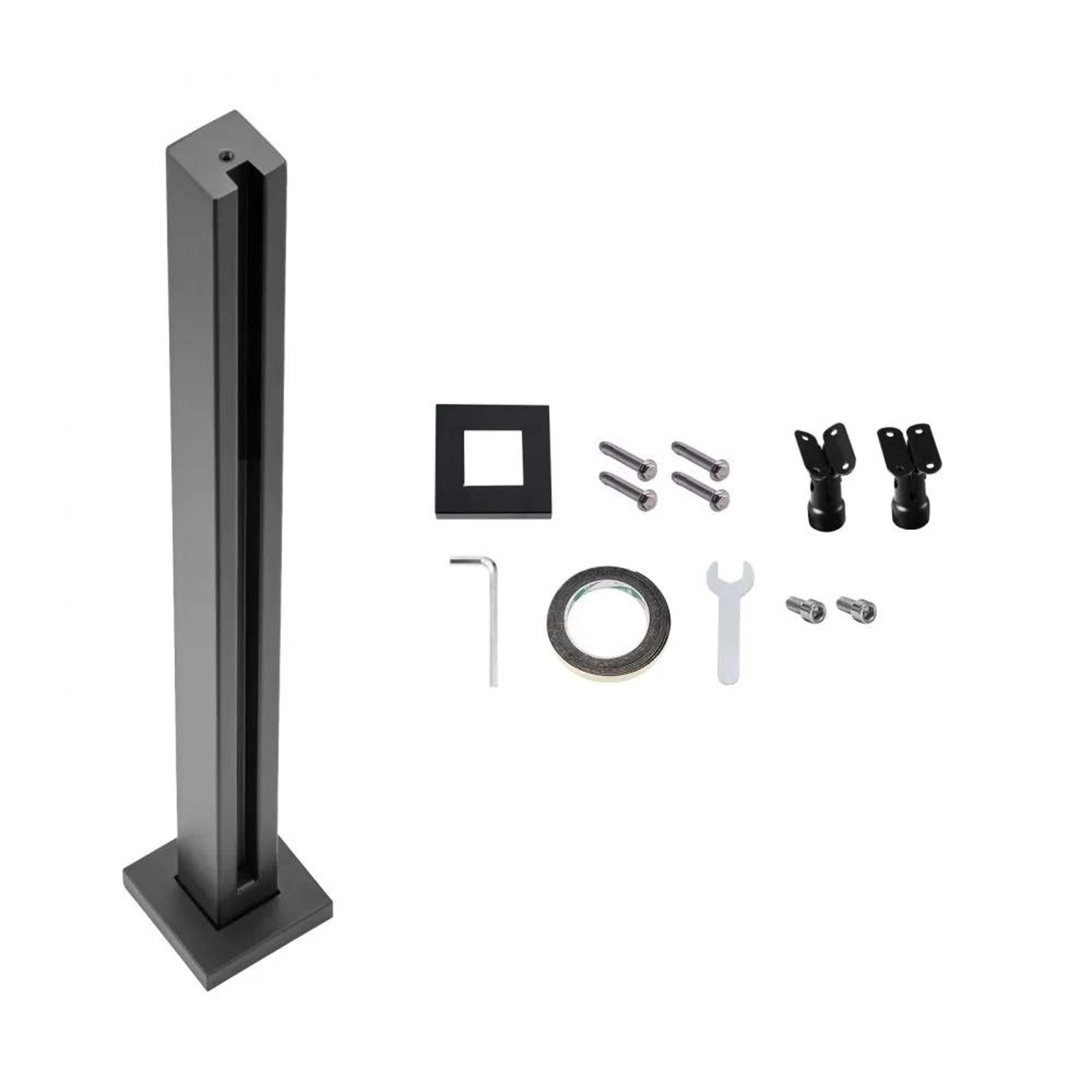 Heavy Duty Glass Railing Post Stainless Steel Glass Railing Bracket For Tempered Glass 6