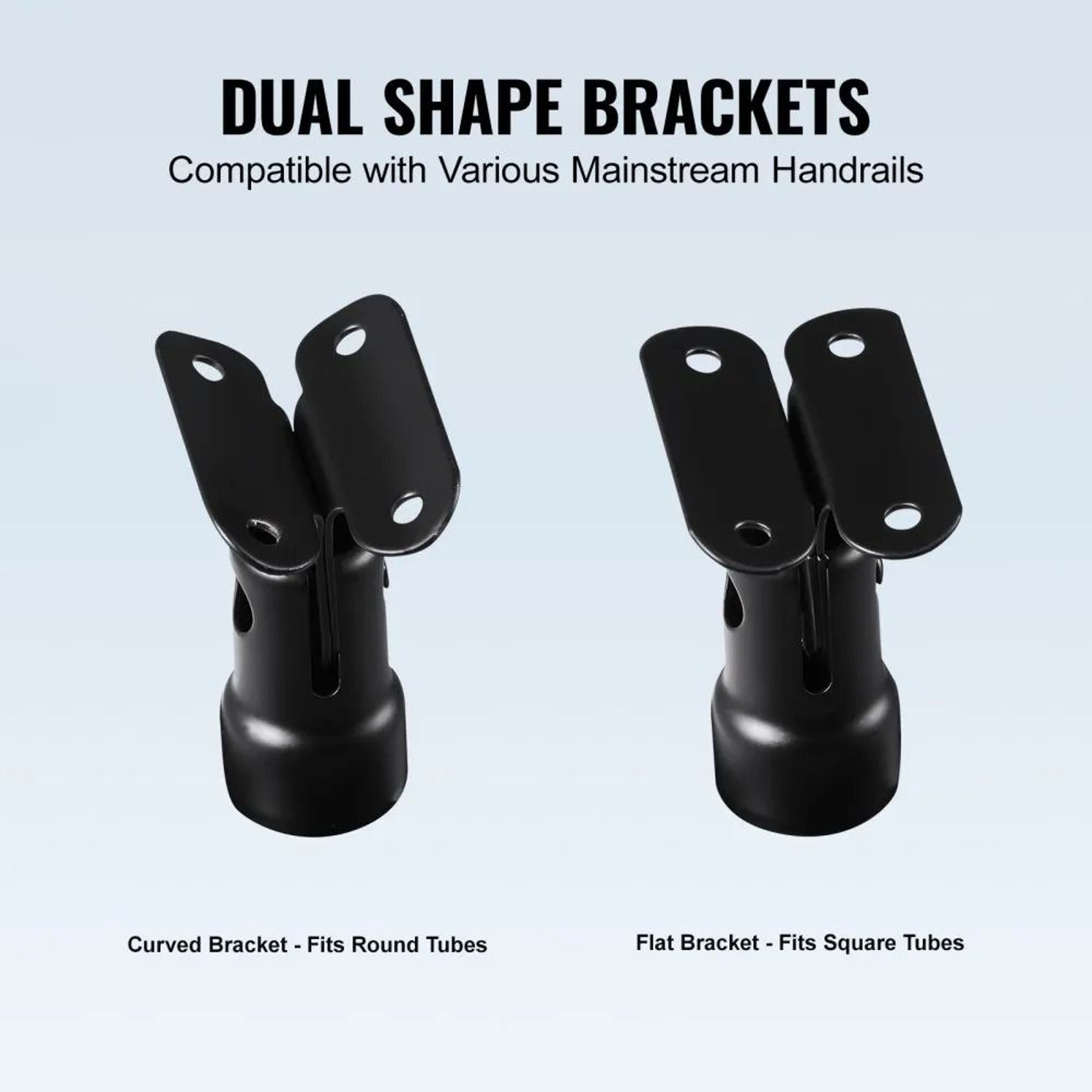 Heavy Duty Glass Railing Post Stainless Steel Glass Railing Bracket For Tempered Glass 2