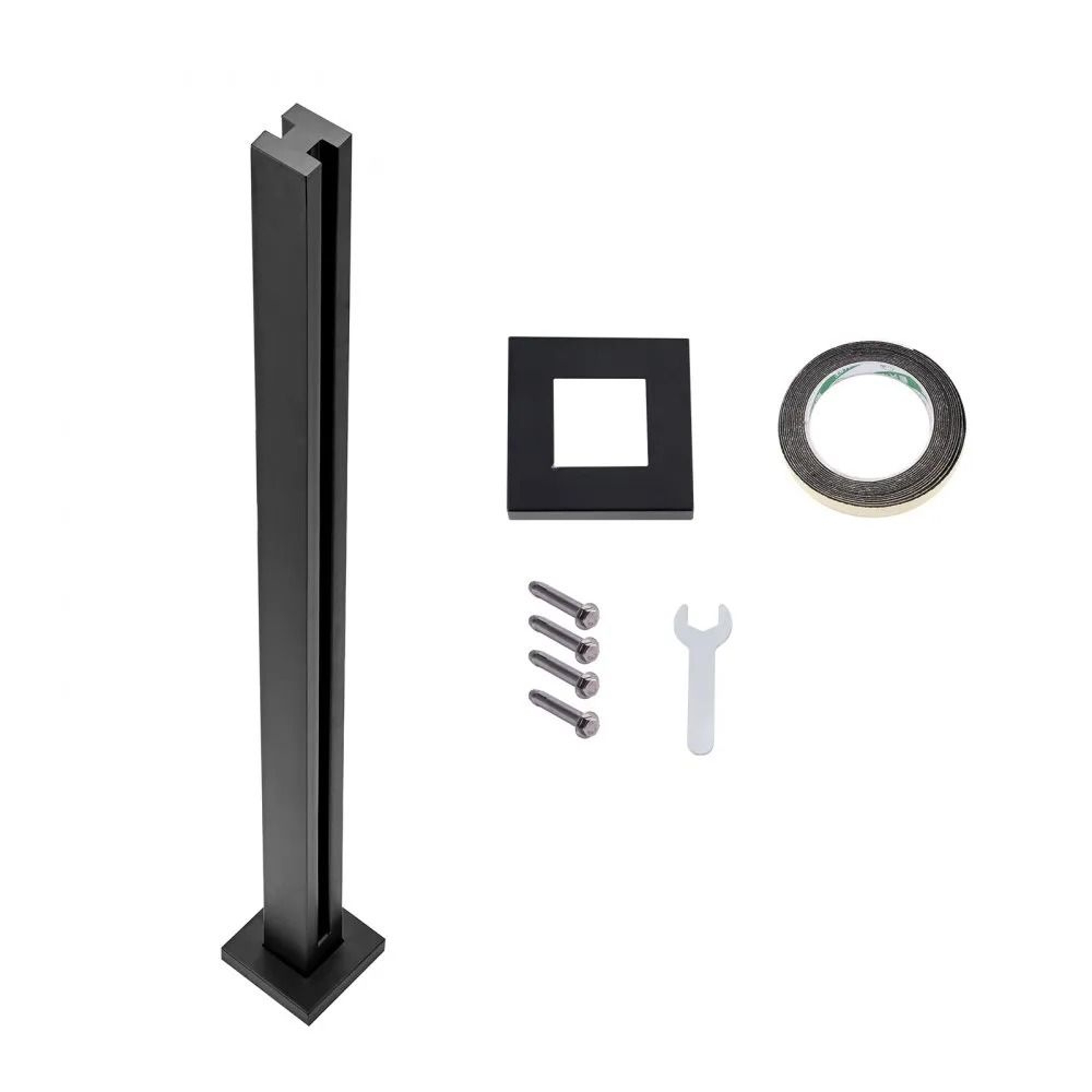 Heavy Duty Glass Railing Bracket 304 Stainless Steel Clamp For Frameless Tempered Glass 7