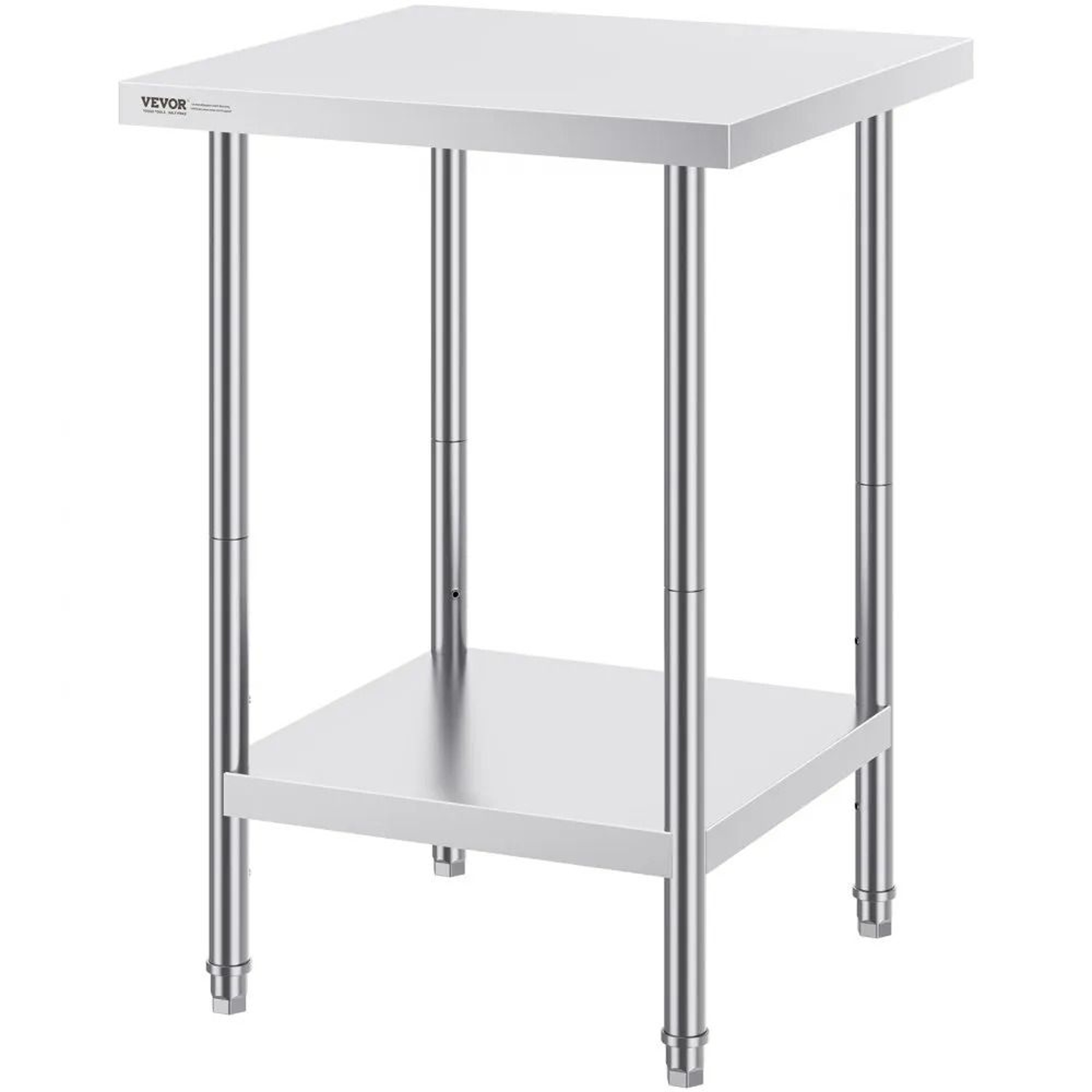 Heavy Duty Stainless Steel Prep Table With Adjustable Shelf And 700 Lb Capacity 0