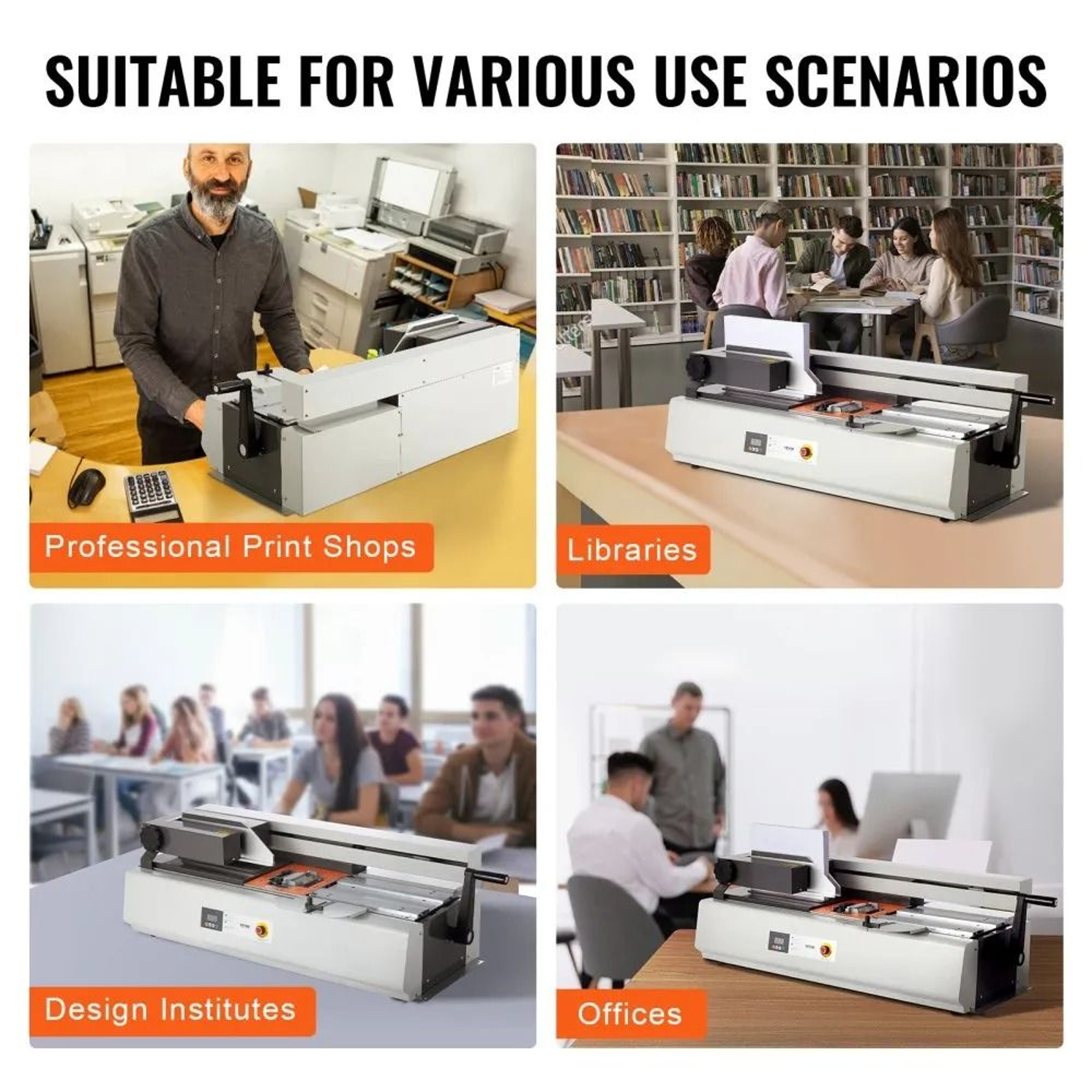 Professional Thermal Binding Machine 400 Sheet Hot Glue Book Binder For A3 A4 A5 Documents 6