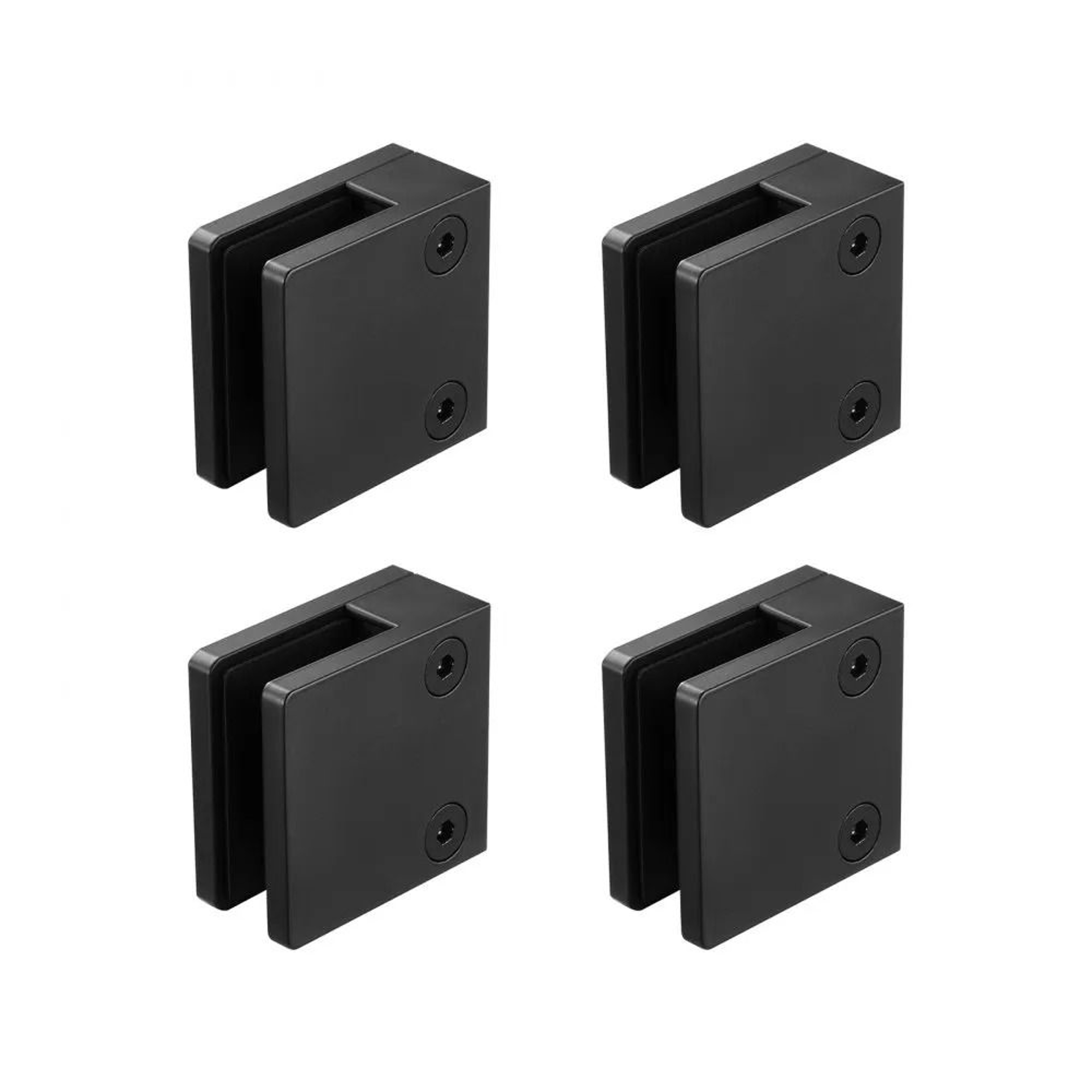 Square Glass Clamps For Railing And Shelves 304 Stainless Steel Adjustable Mounting Brackets 0