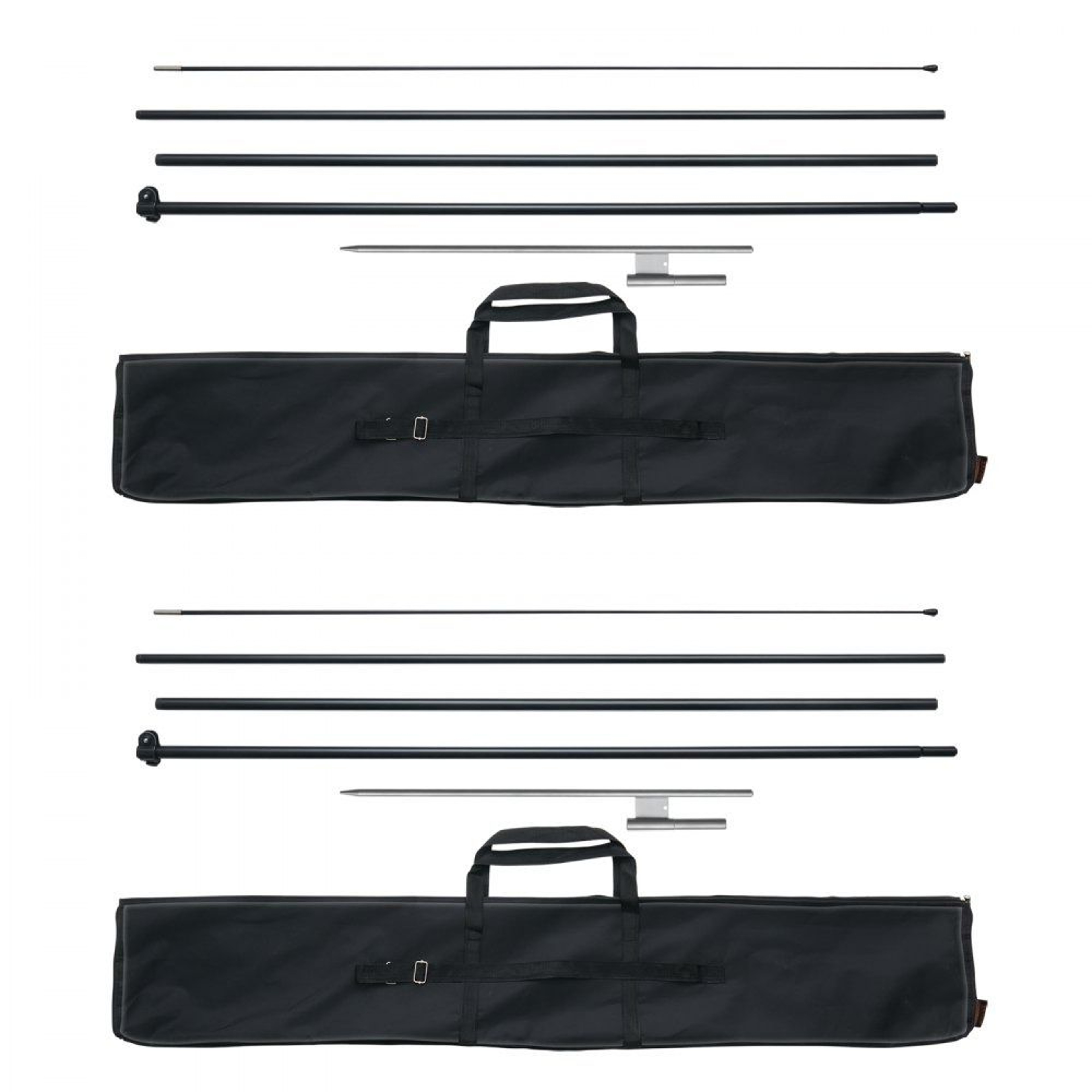 163 Ft Feather Flag Pole Kit 2 Pack For Outdoor Business Advertising 7