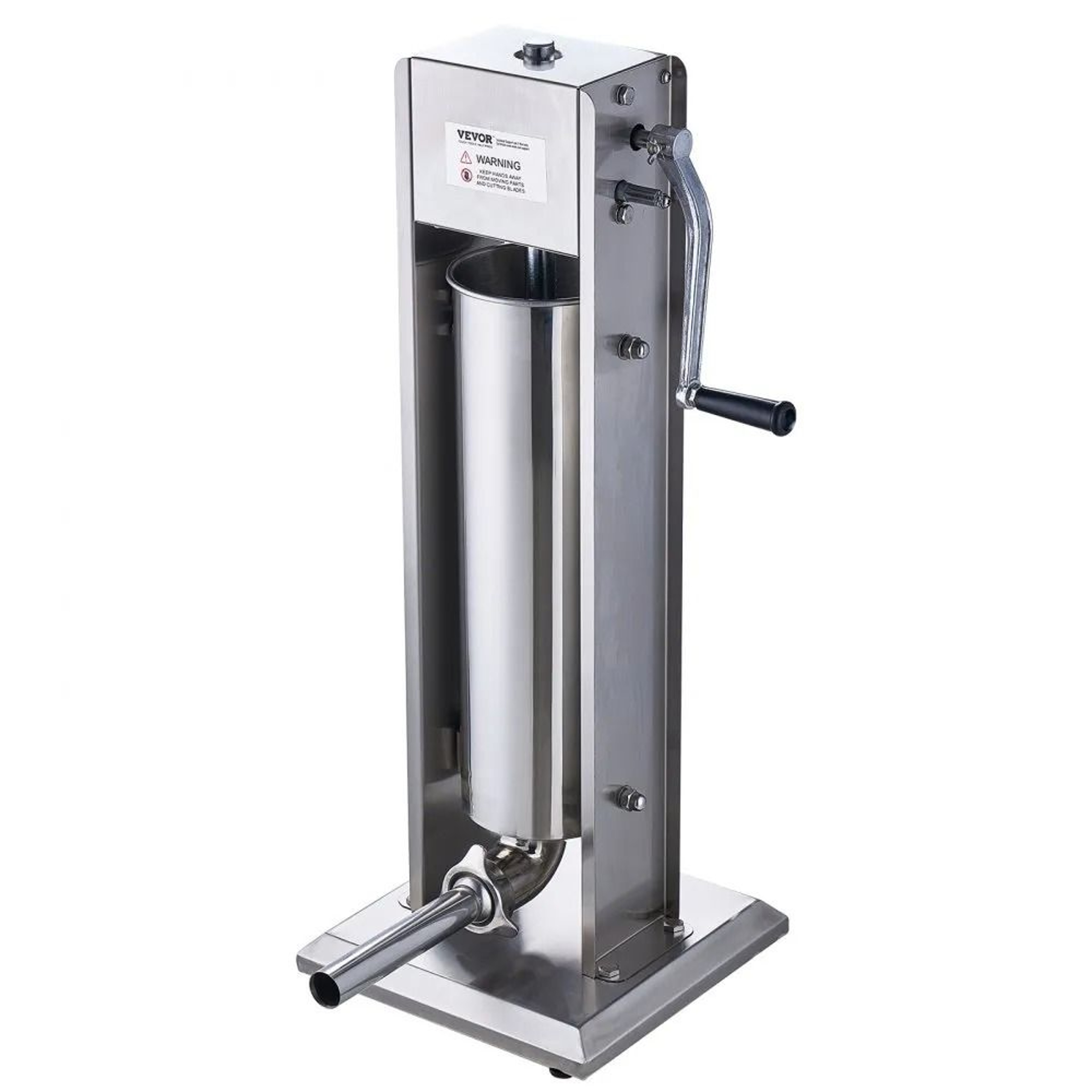 7L Manual Sausage Stuffer With Dual Speed And Stainless Steel Stuffing Tubes 7
