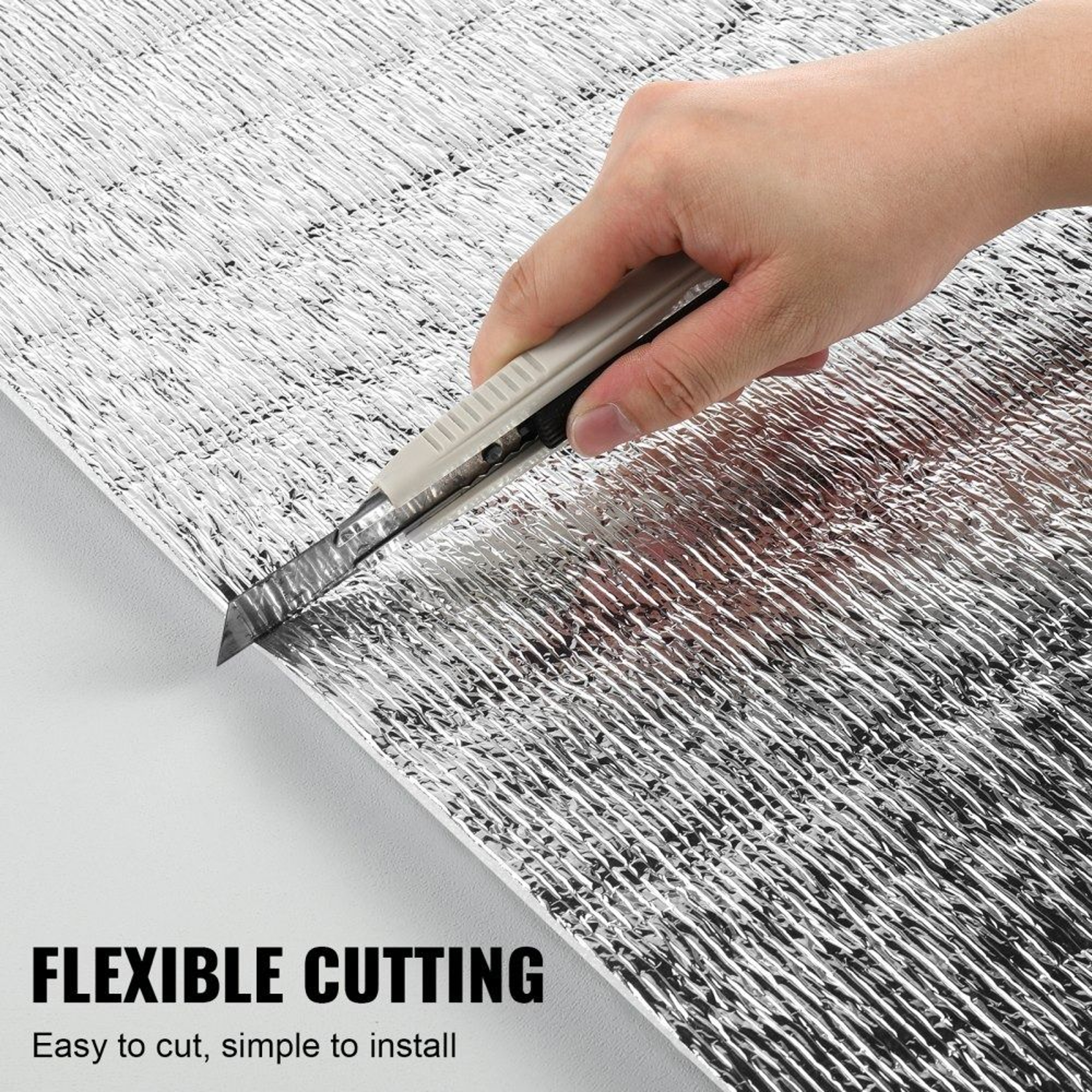 Double Reflective Insulation Roll 48 In X 100 Ft Radiant Barrier Heat Shield 2