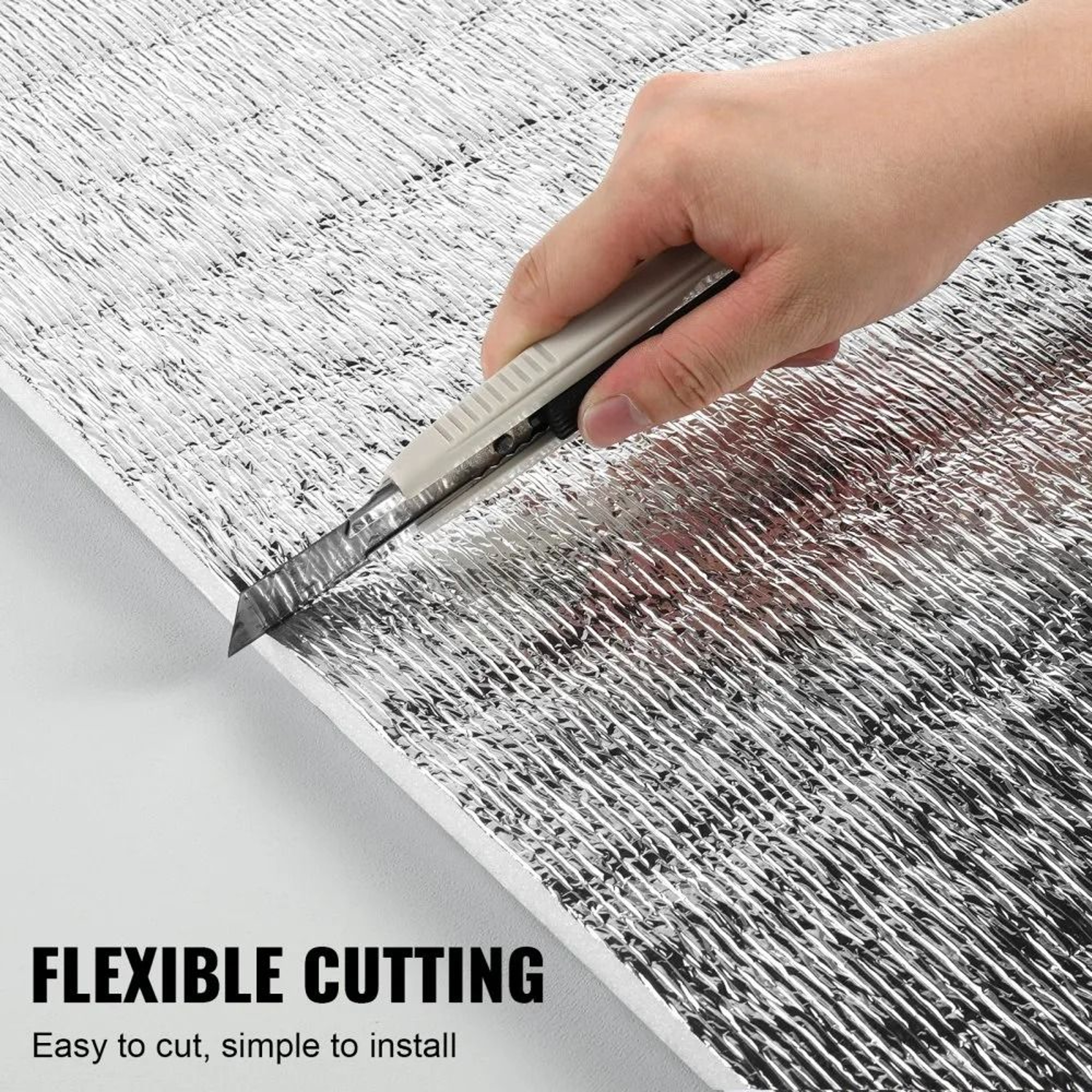 Double Reflective Insulation Roll Radiant Barrier 48 In X 25 Ft 5