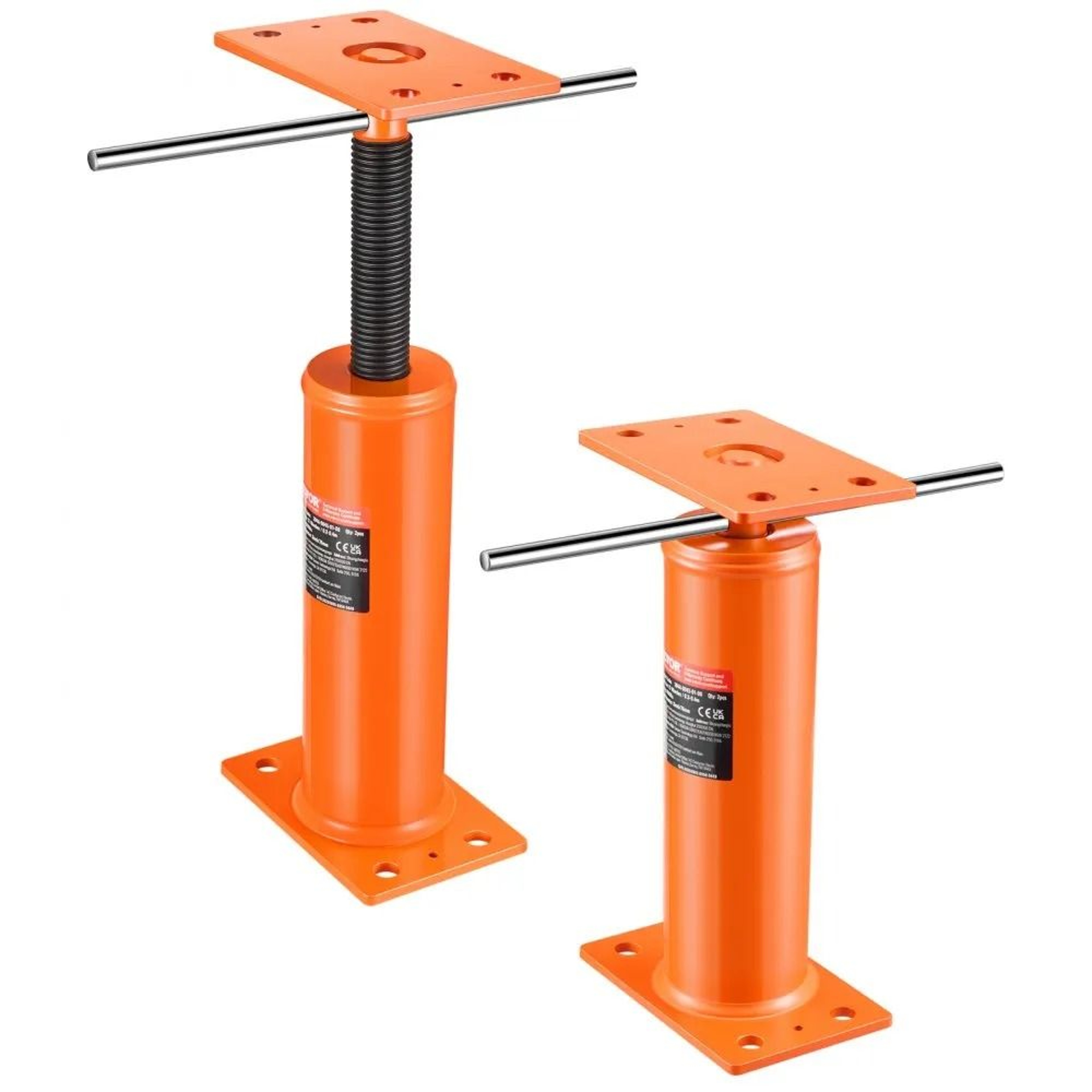 Adjustable House Floor Jacks Heavy Duty Steel Support Posts 12 To 16 Inch 2 Pack 7
