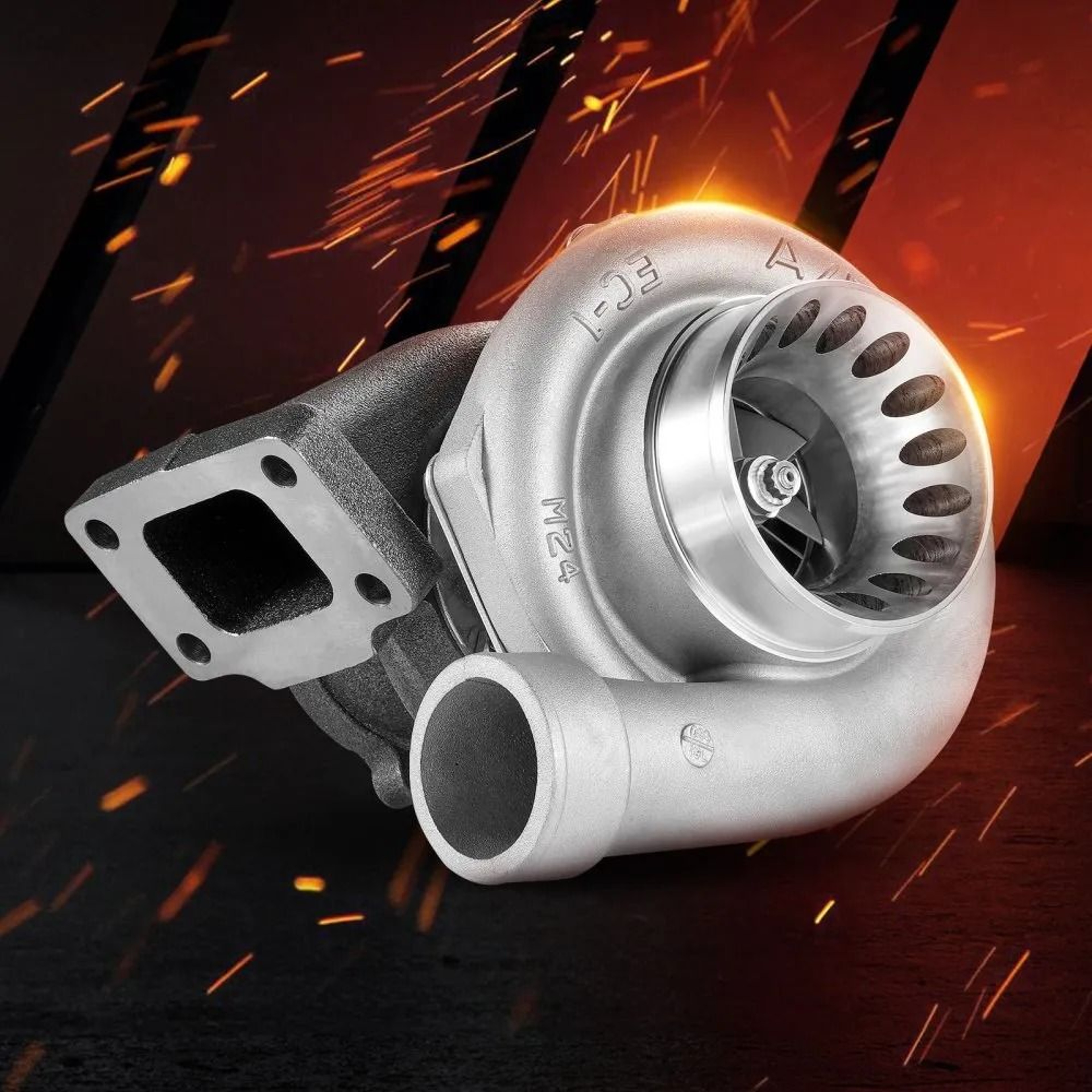 Turbocharger With Gasket Kit For 25L To 60L Engines K418 Alloy Impeller 5