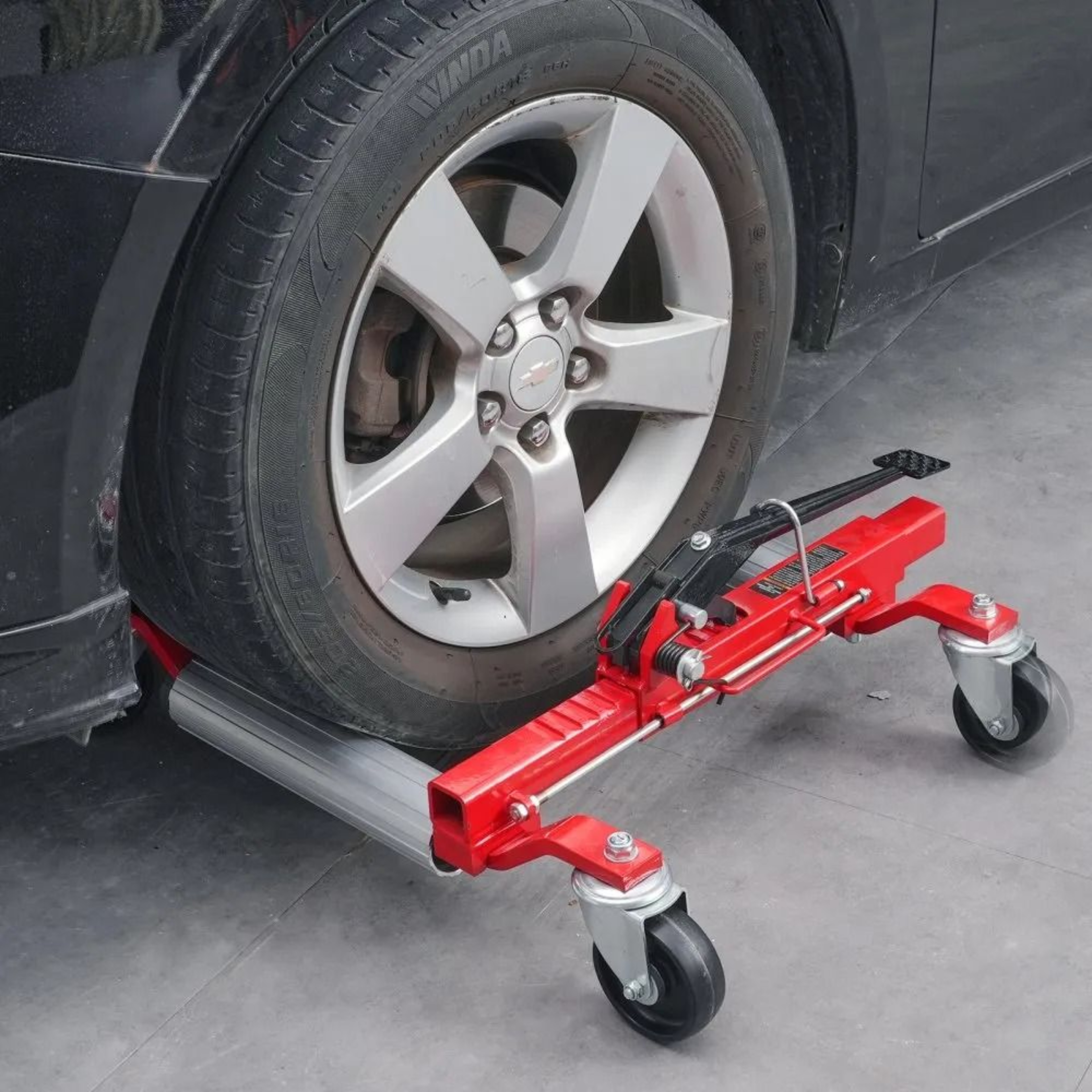 1500 Lb Wheel Dolly Set Of 2 Heavy Duty Ratchet Vehicle Positioning Dollies 6