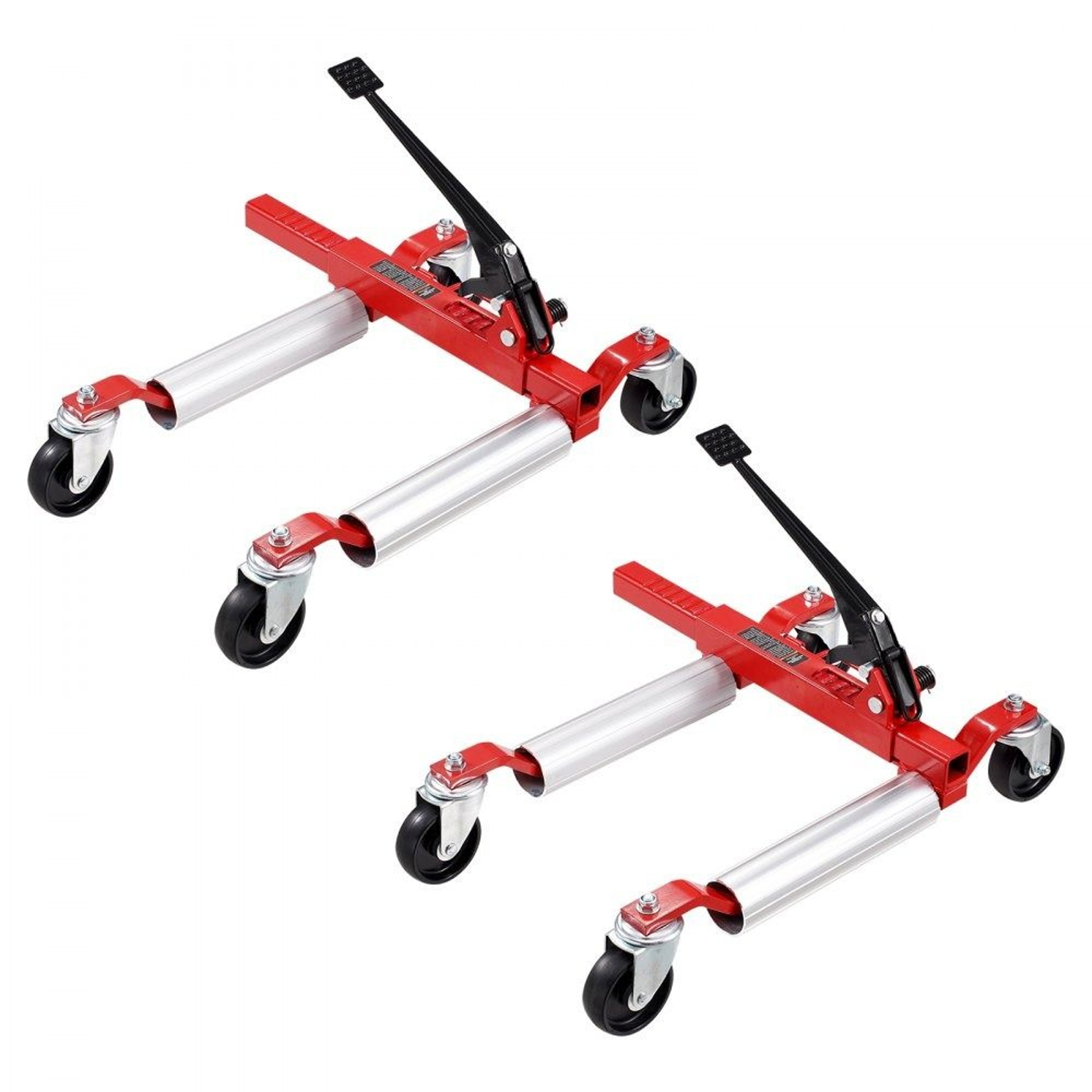 1500 Lb Wheel Dolly Set Of 2 Heavy Duty Ratchet Vehicle Positioning Dollies 0