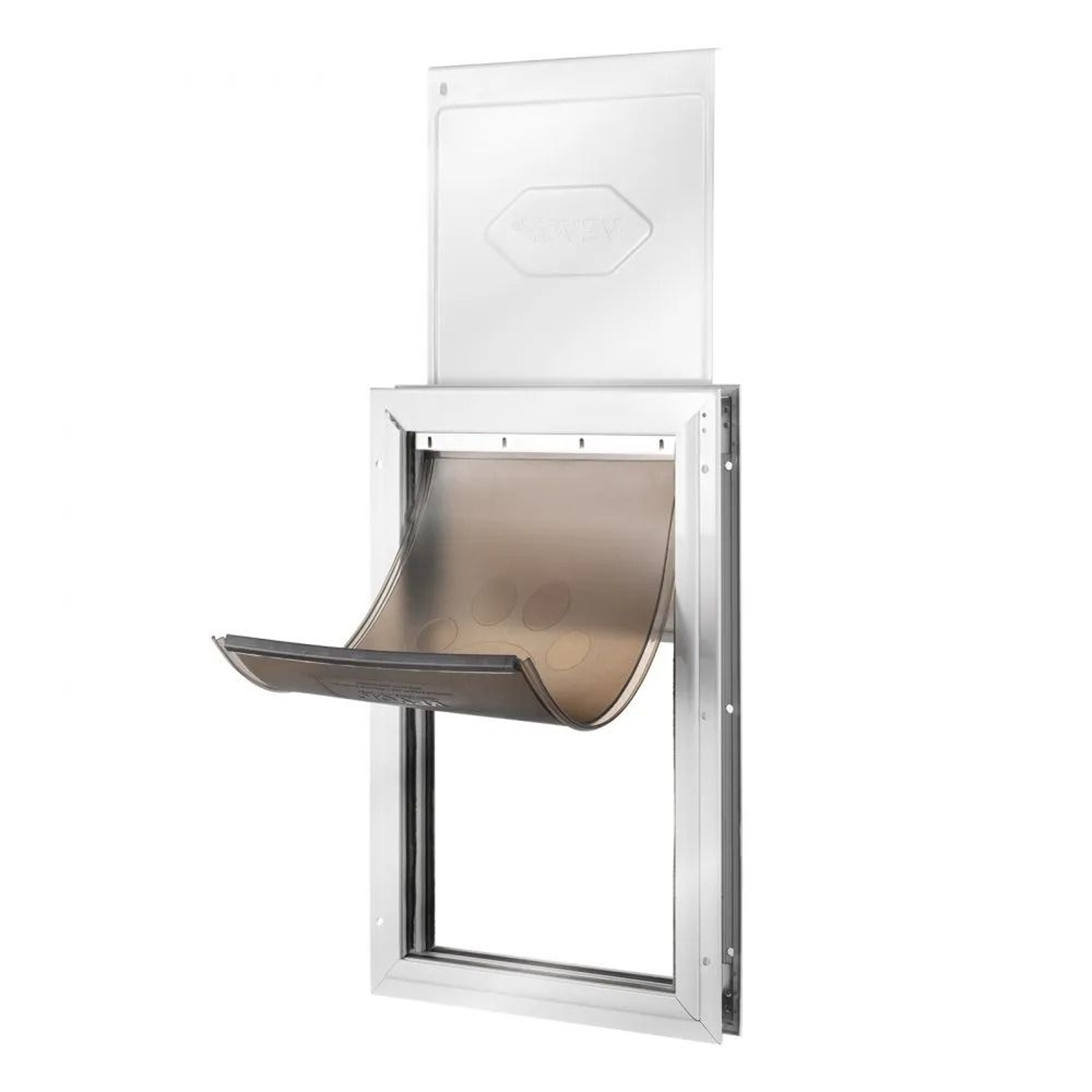 Weatherproof Small Aluminum Pet Door With Lock And Magnetic Flap 7