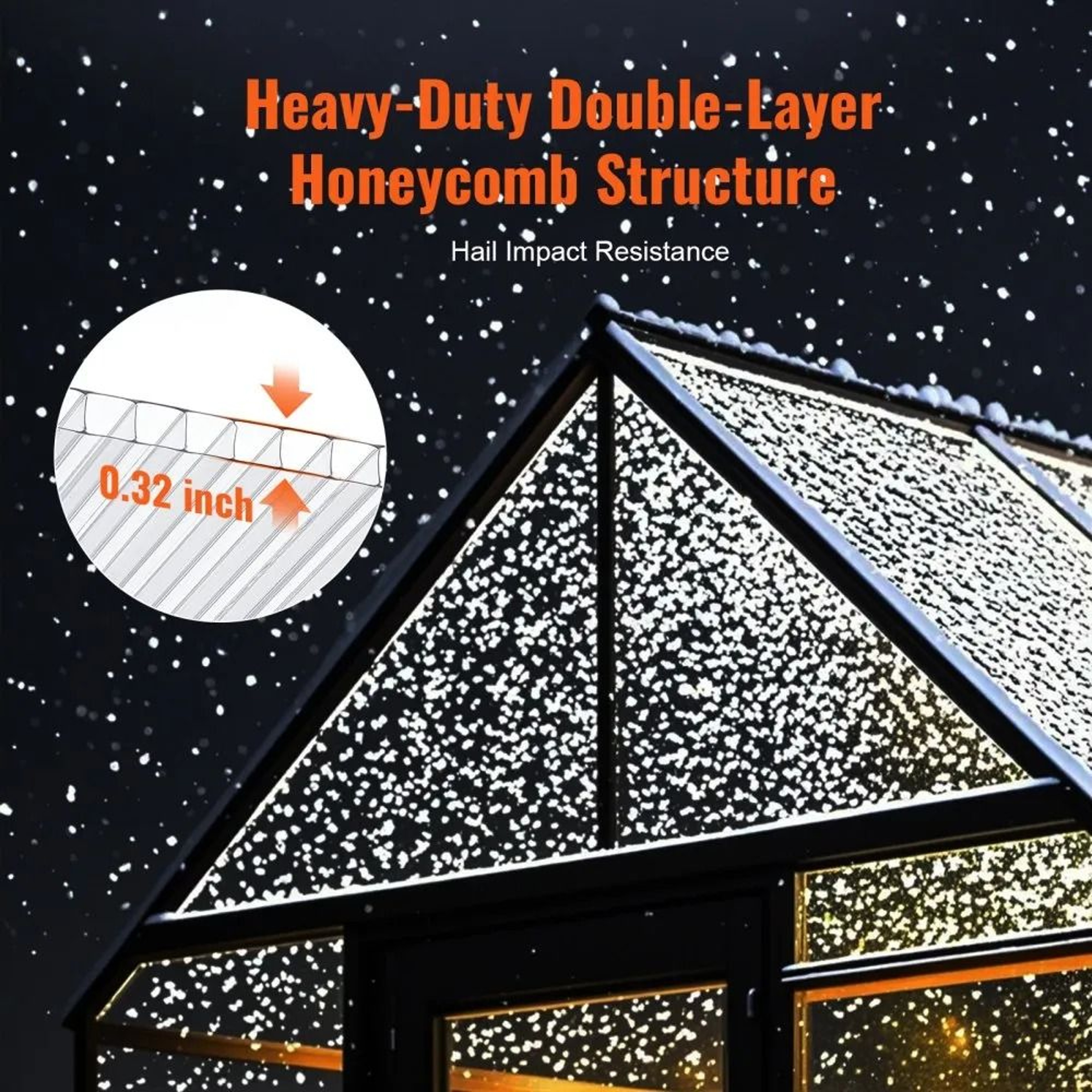 14 Pack Polycarbonate Greenhouse Panels 2x4 Ft Clear Corrugated Roofing Sheets 1