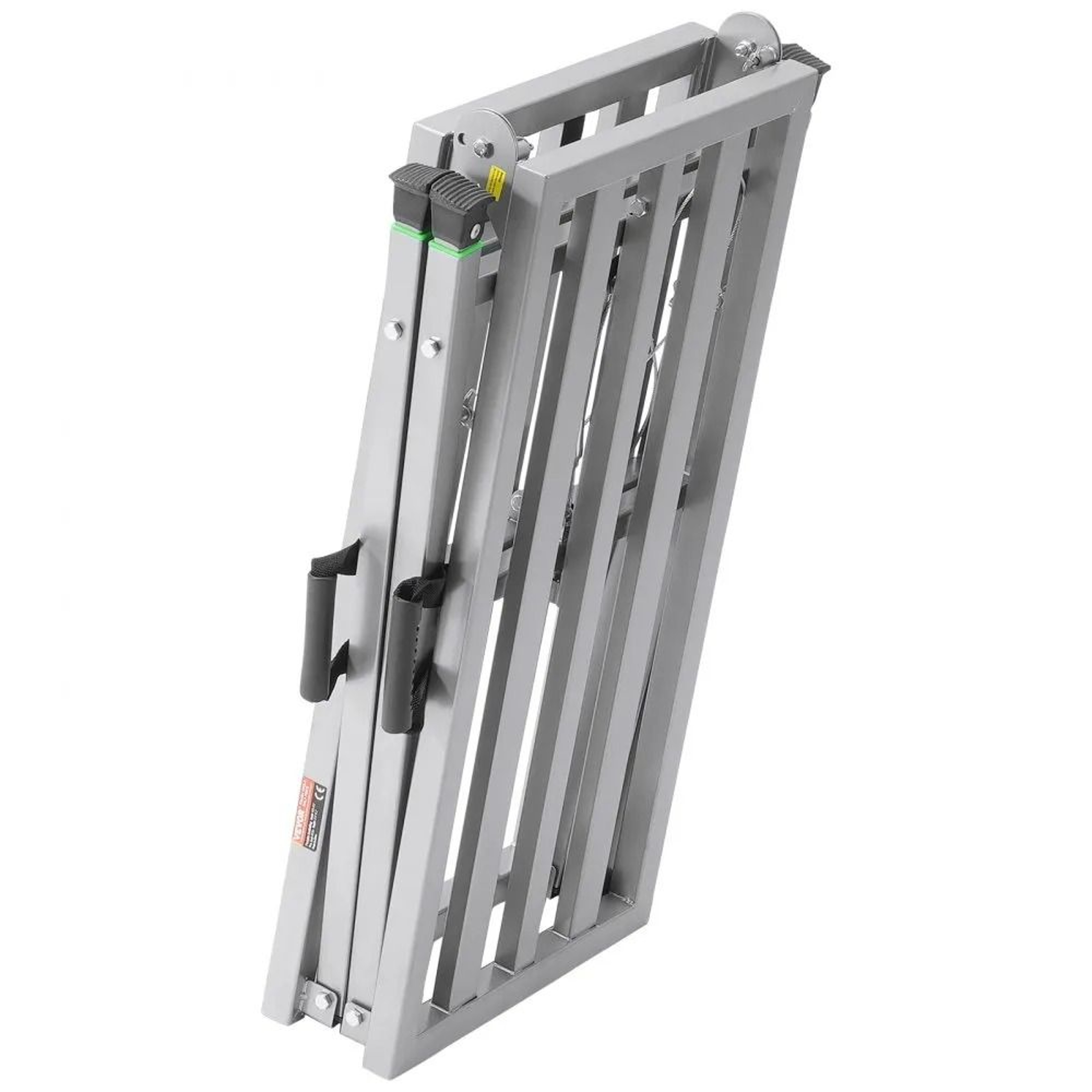 Adjustable Folding Steel Work Platform Portable Scaffolding Step Ladder 882 Lbs Capacity 7