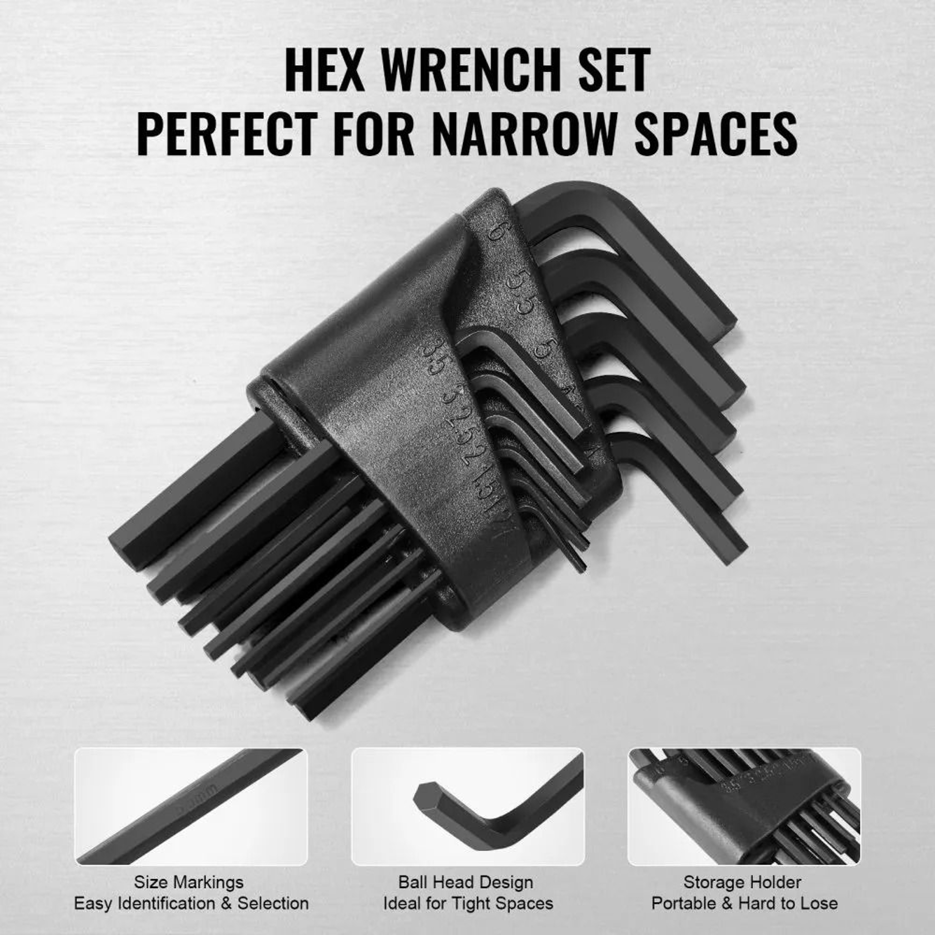 121Piece Mechanics Tool Set With SAE Metric Sockets And 72Tooth Ratchets 3