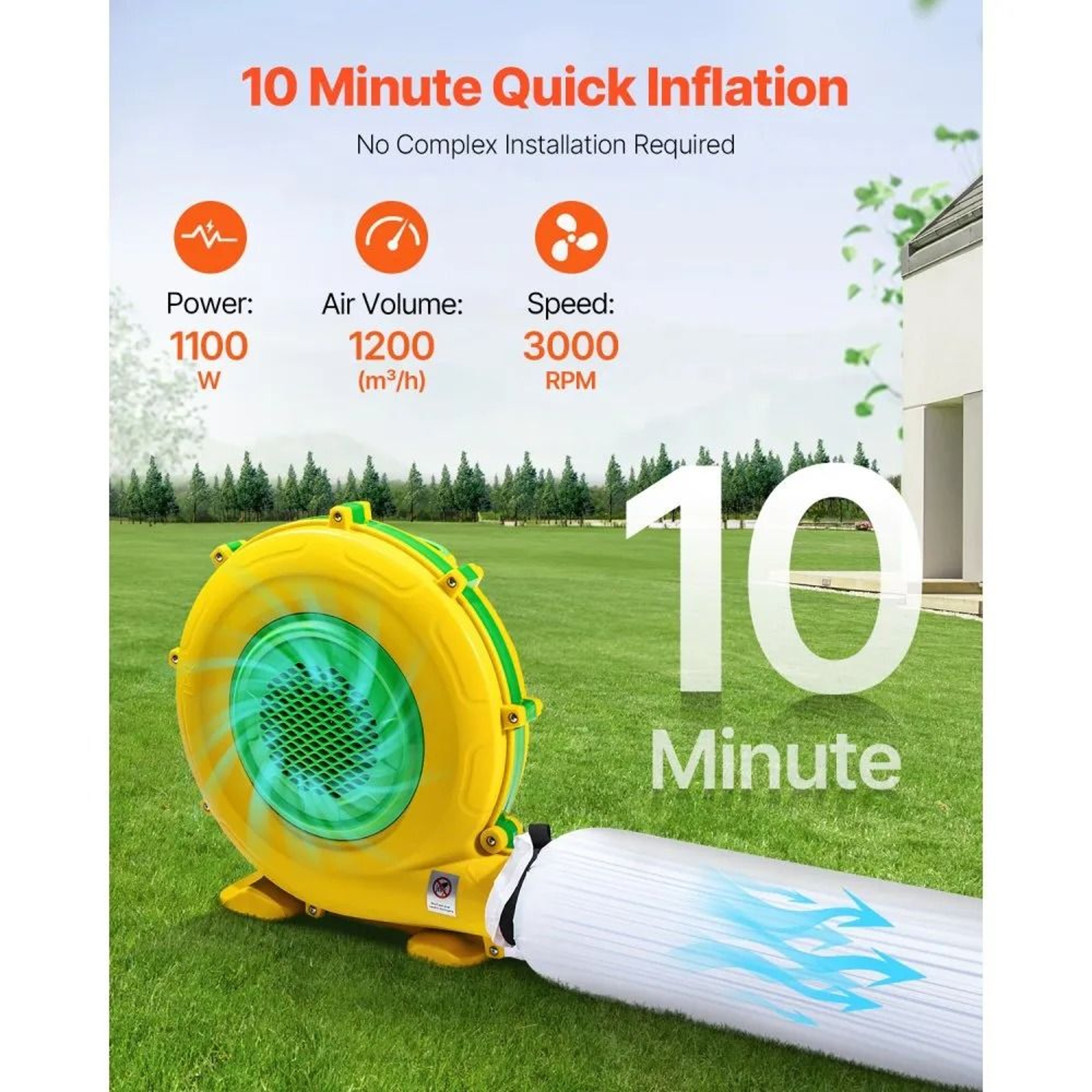 Inflatable Nightclub 263 X 197 X 131 Ft With 1100W Blower 2