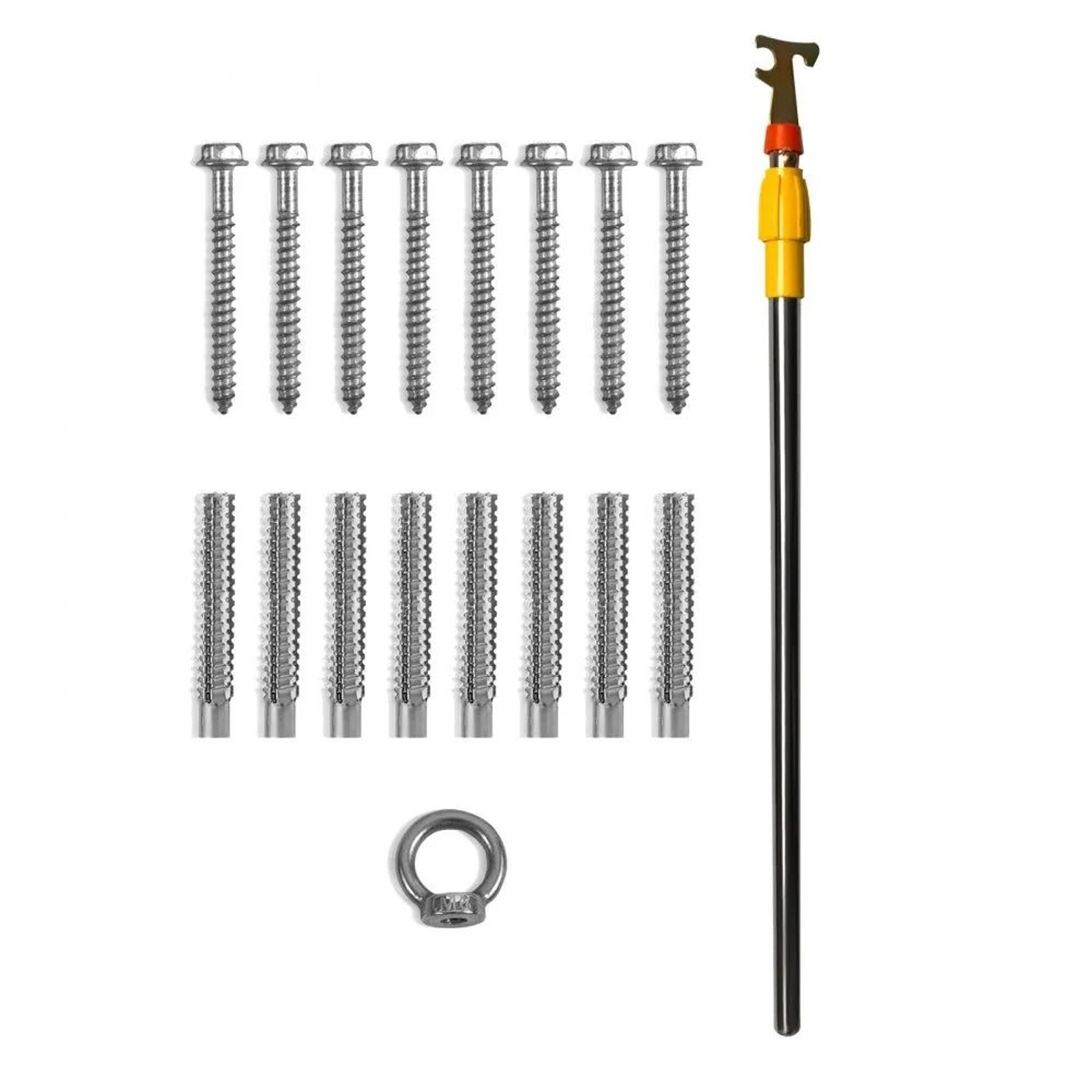 Telescoping Attic Ladder With Concealed Door 350 Lb Capacity For 98 To 105 Ft Ceilings 7