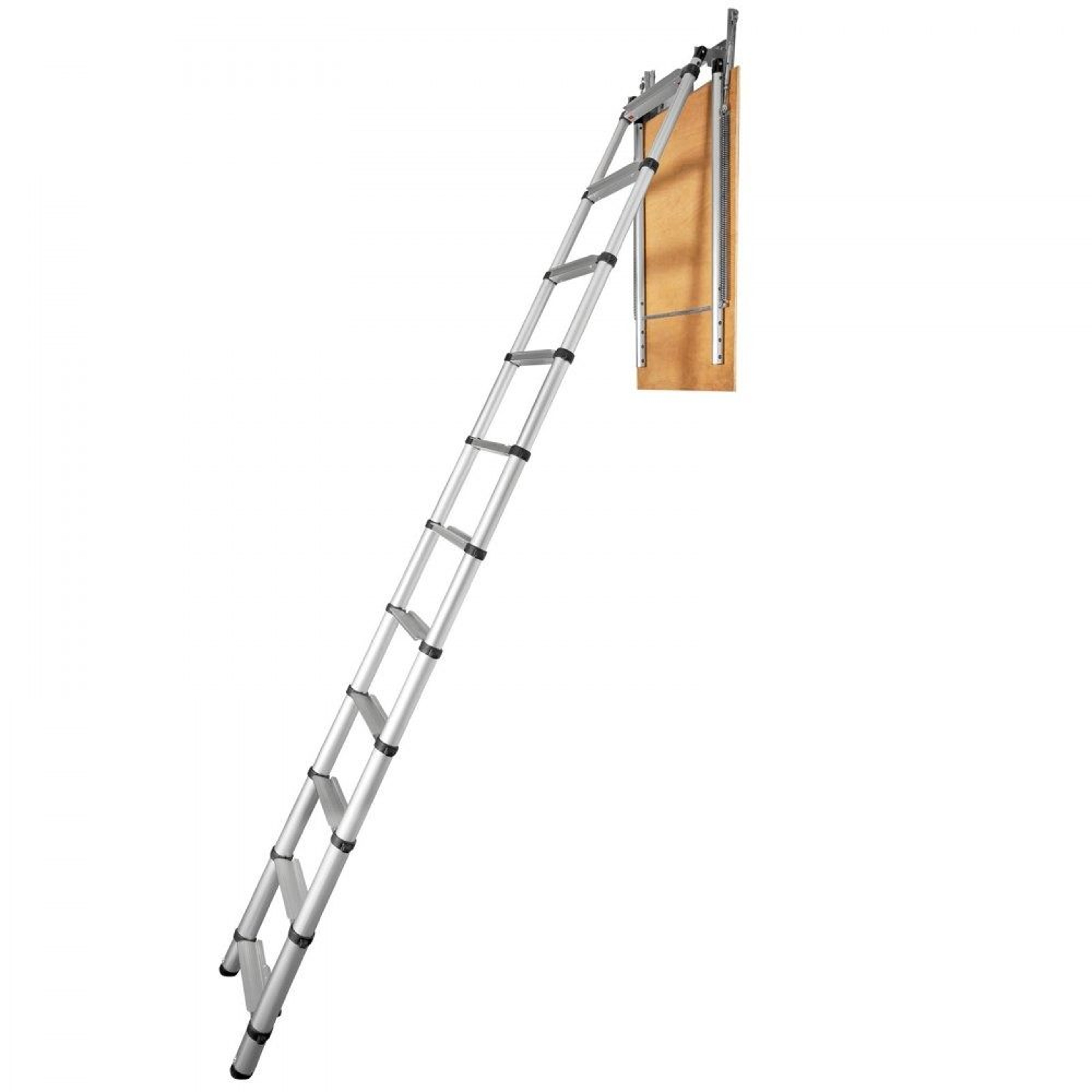 Telescoping Attic Ladder With Concealed Door 350 Lb Capacity For 98 To 105 Ft Ceilings 0