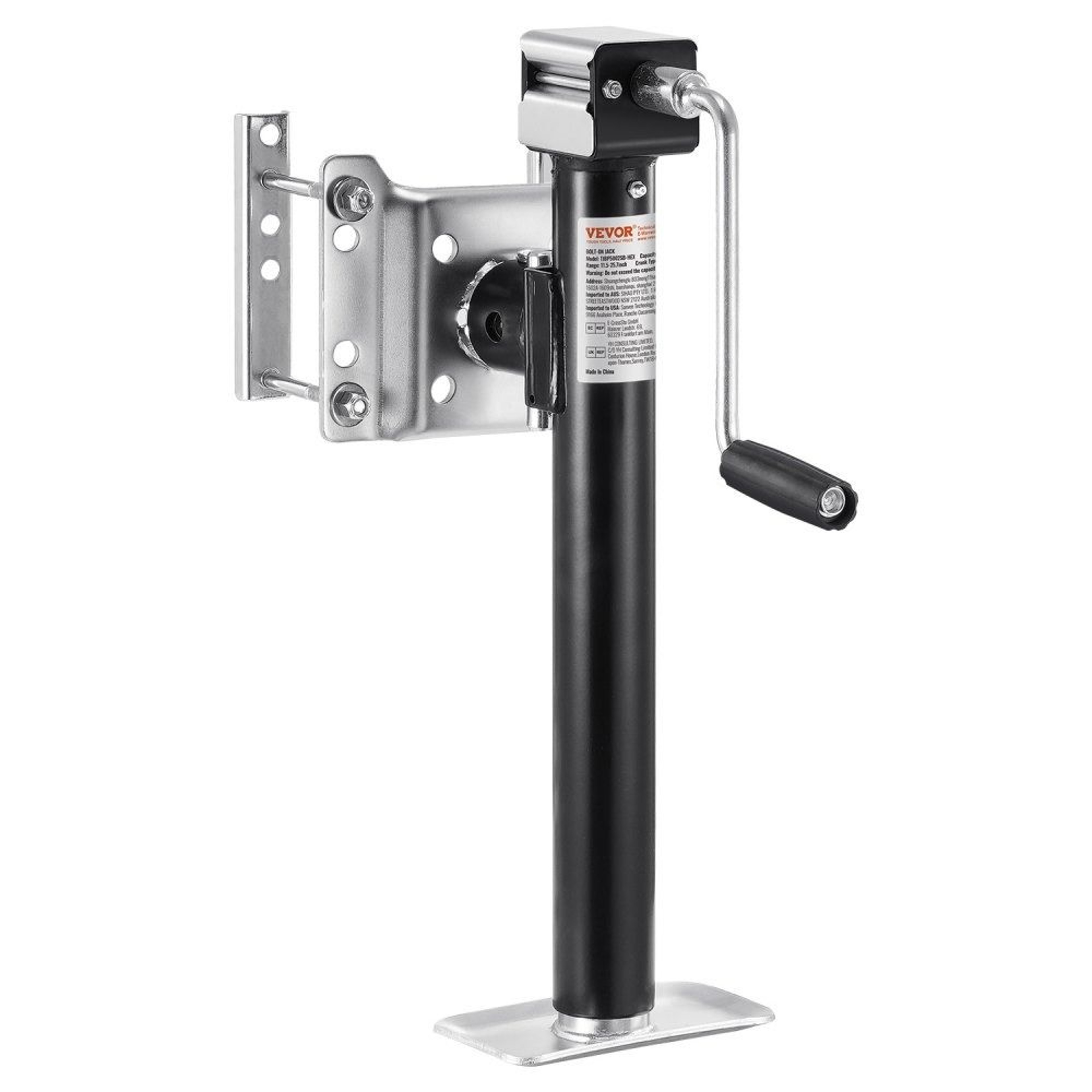 5000 Lb Heavy Duty Swivel BoltOn Trailer Jack With 143 Inch Stroke 7