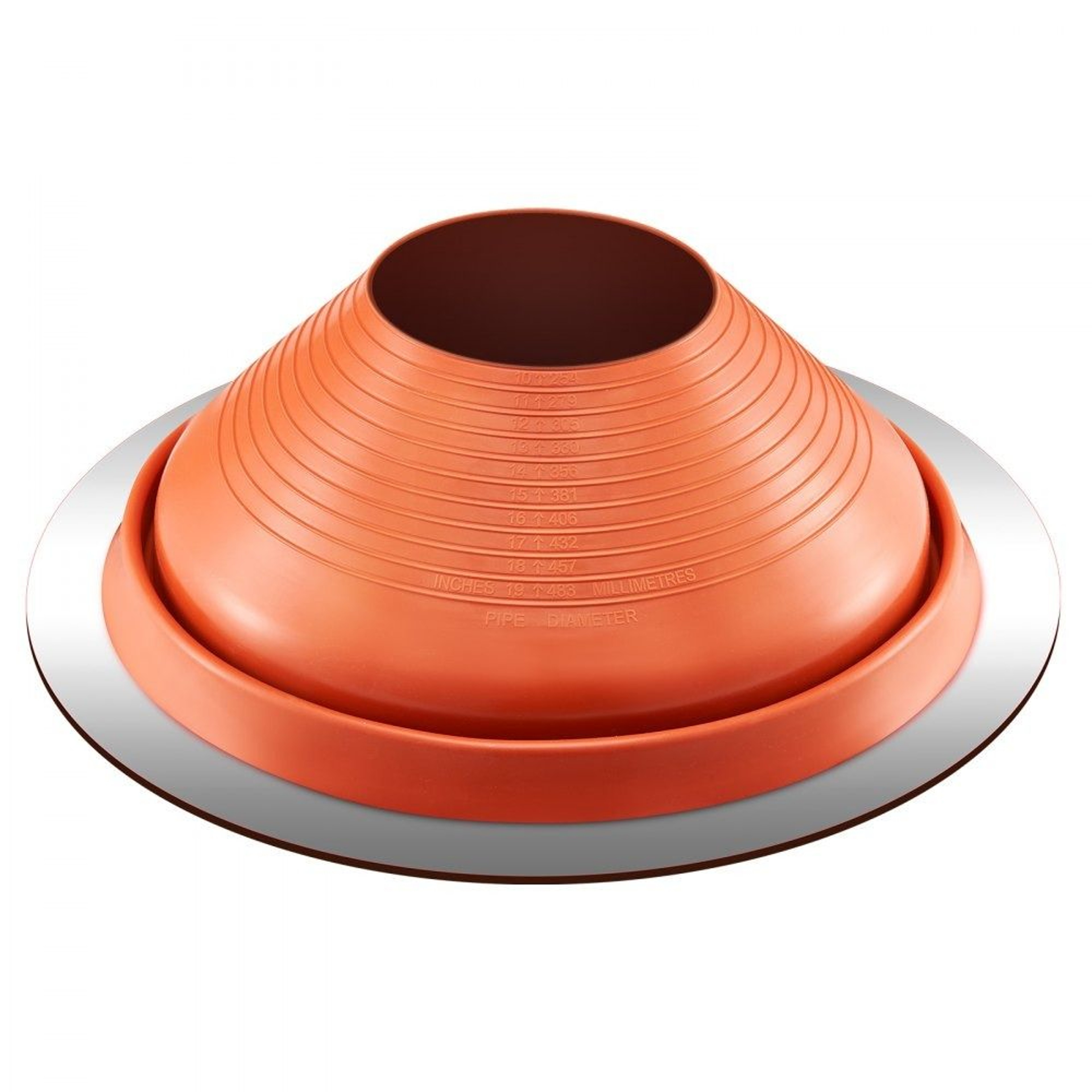 Flexible Silicone Roof Pipe Flashing Boot For 10 To 19 Inch Pipes 0