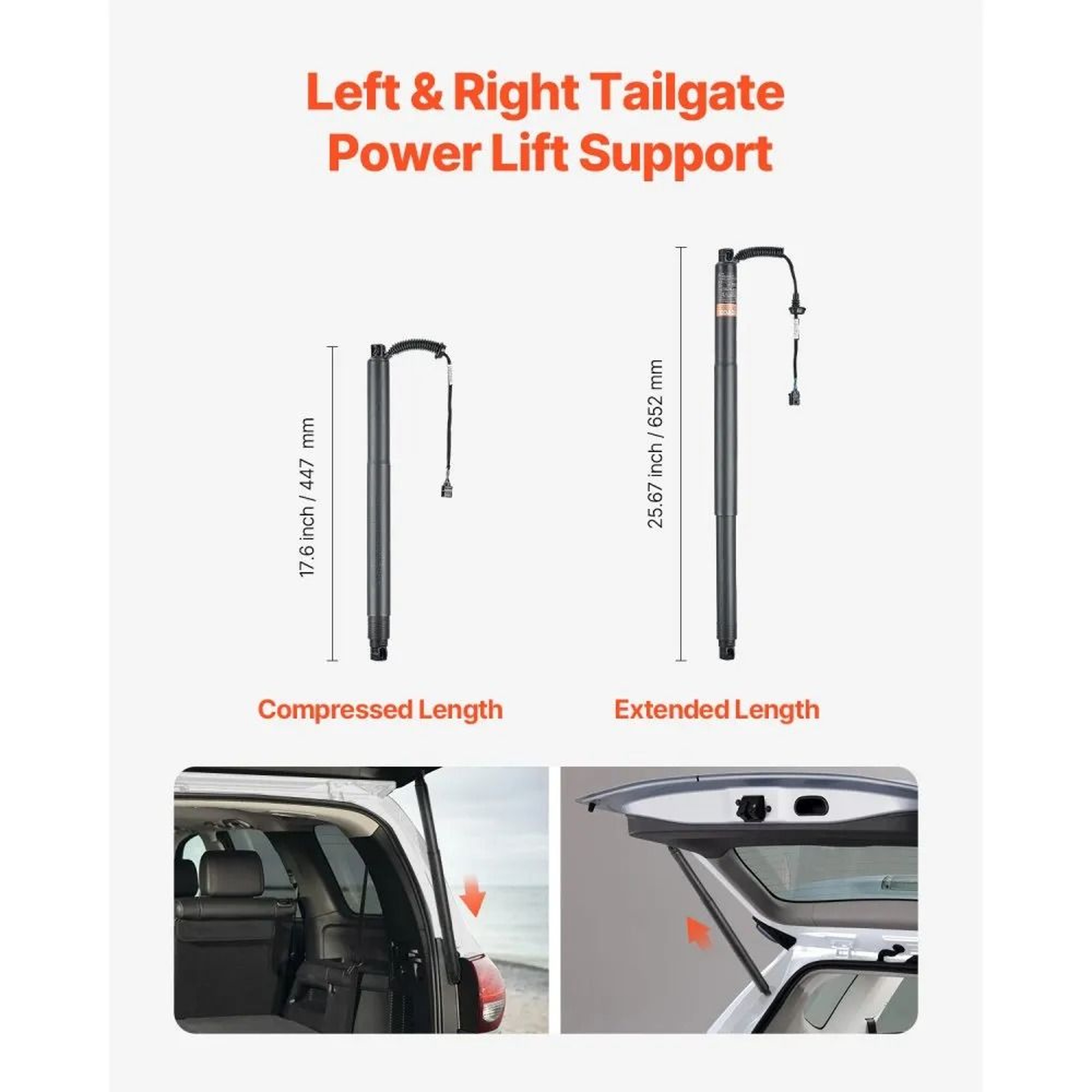 Power Tailgate Lift Support Struts For 20152020 Superb III 3V5 Estate 2PCS 4