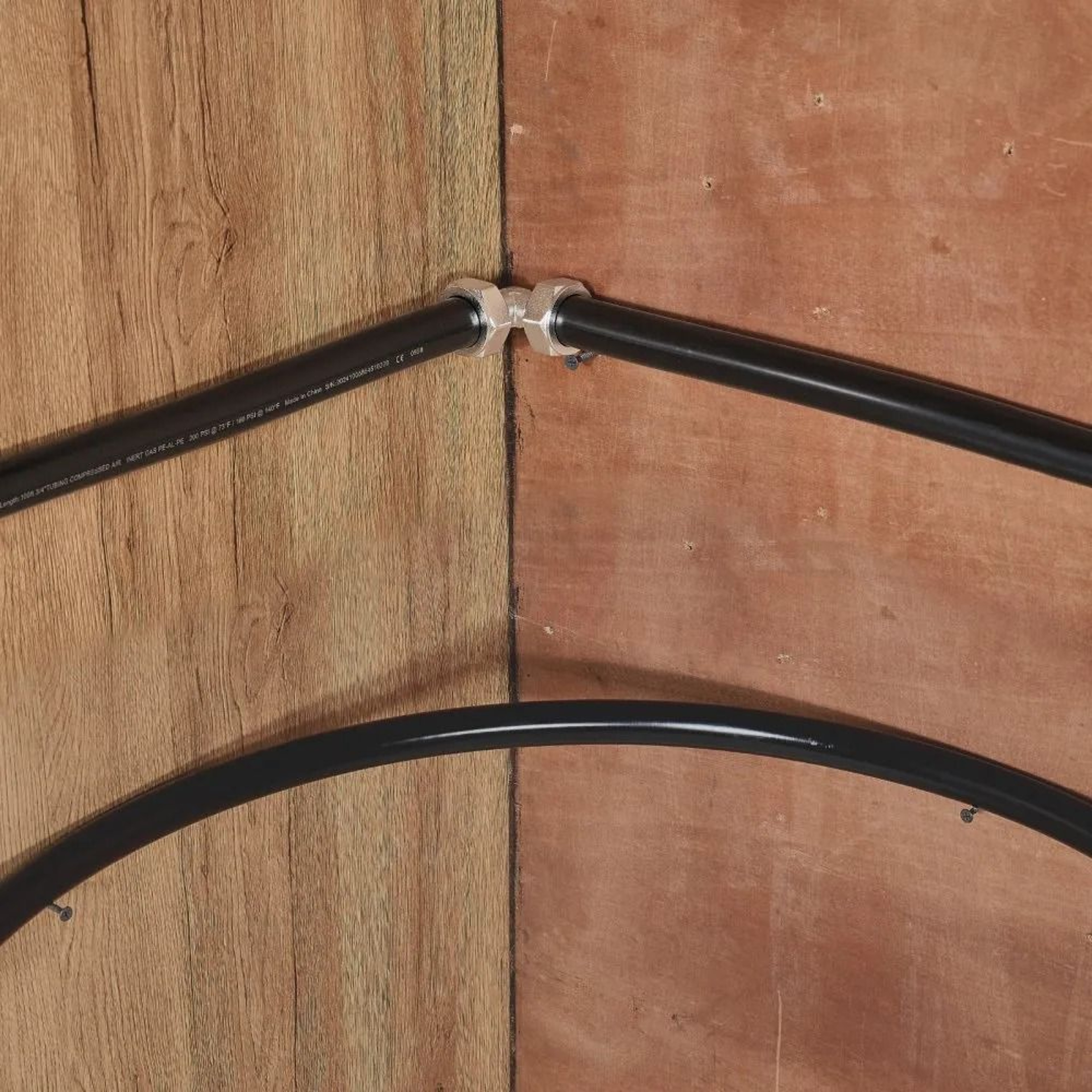 200FT 34 Inch Compressed Air Line Kit With HDPE Aluminum Piping 5