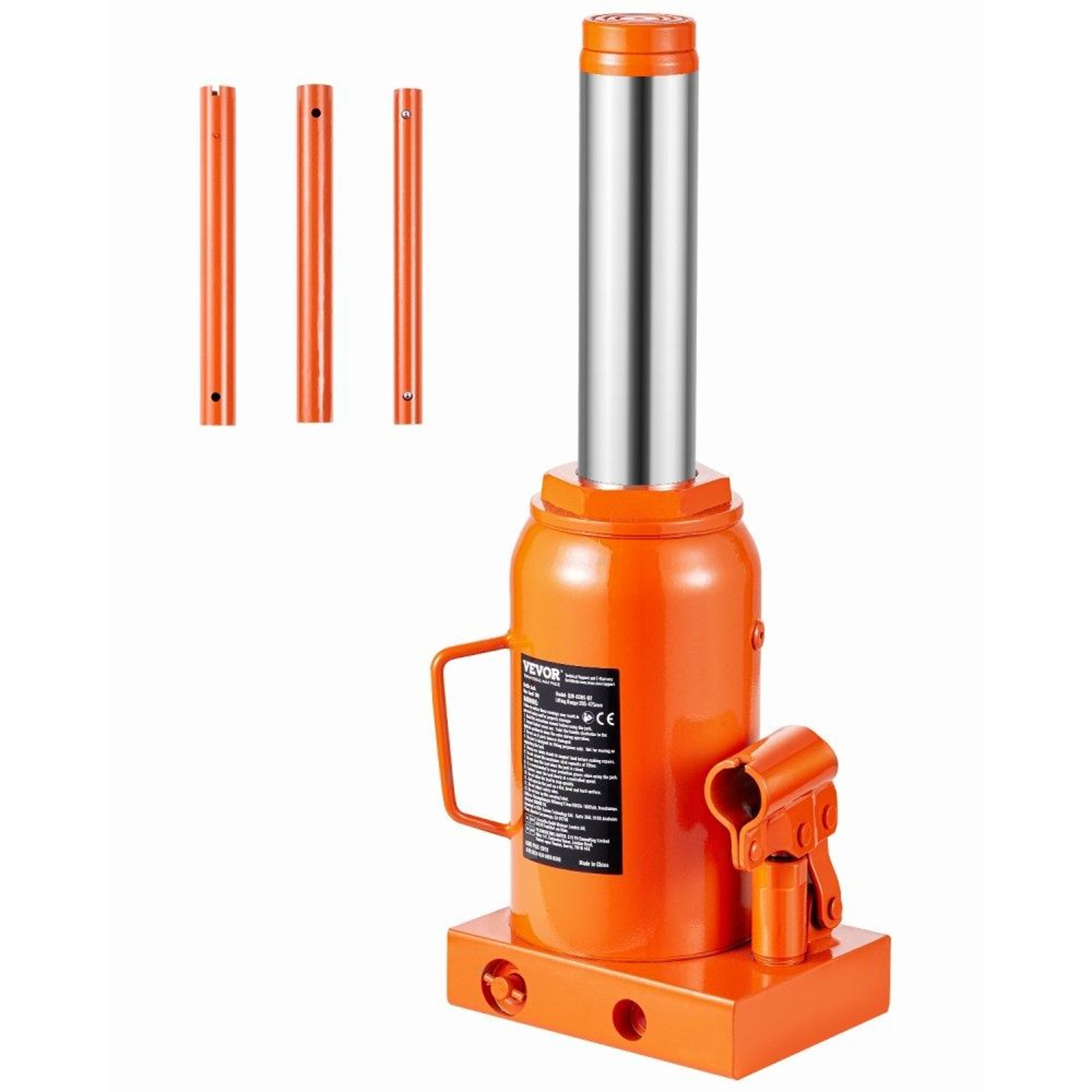 30 Ton Hydraulic Bottle Jack With 1122 To 1866 Inch Lifting Range 0