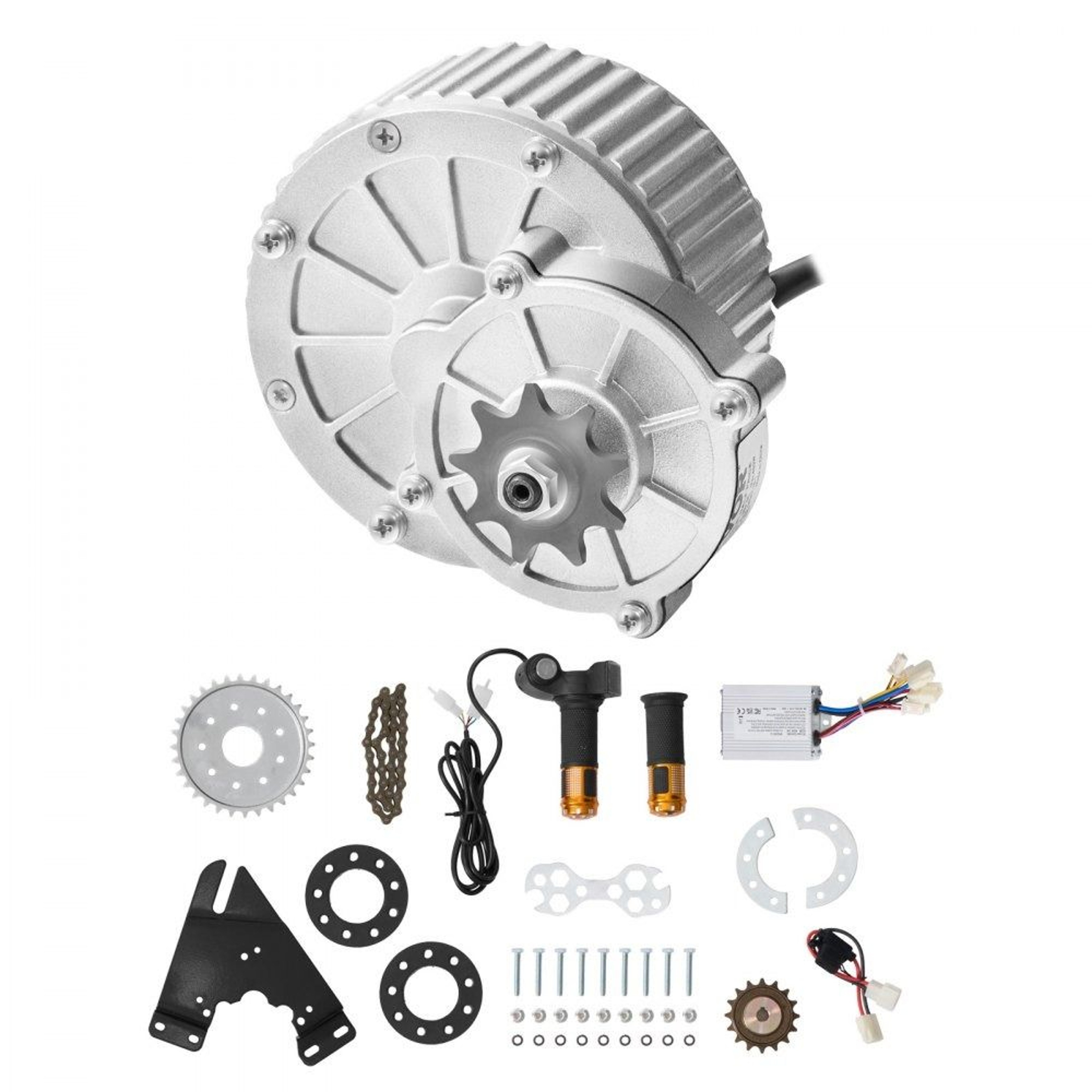 450W 36V Brushed DC Motor Kit With Speed Controller And Twist Grip Throttle 0