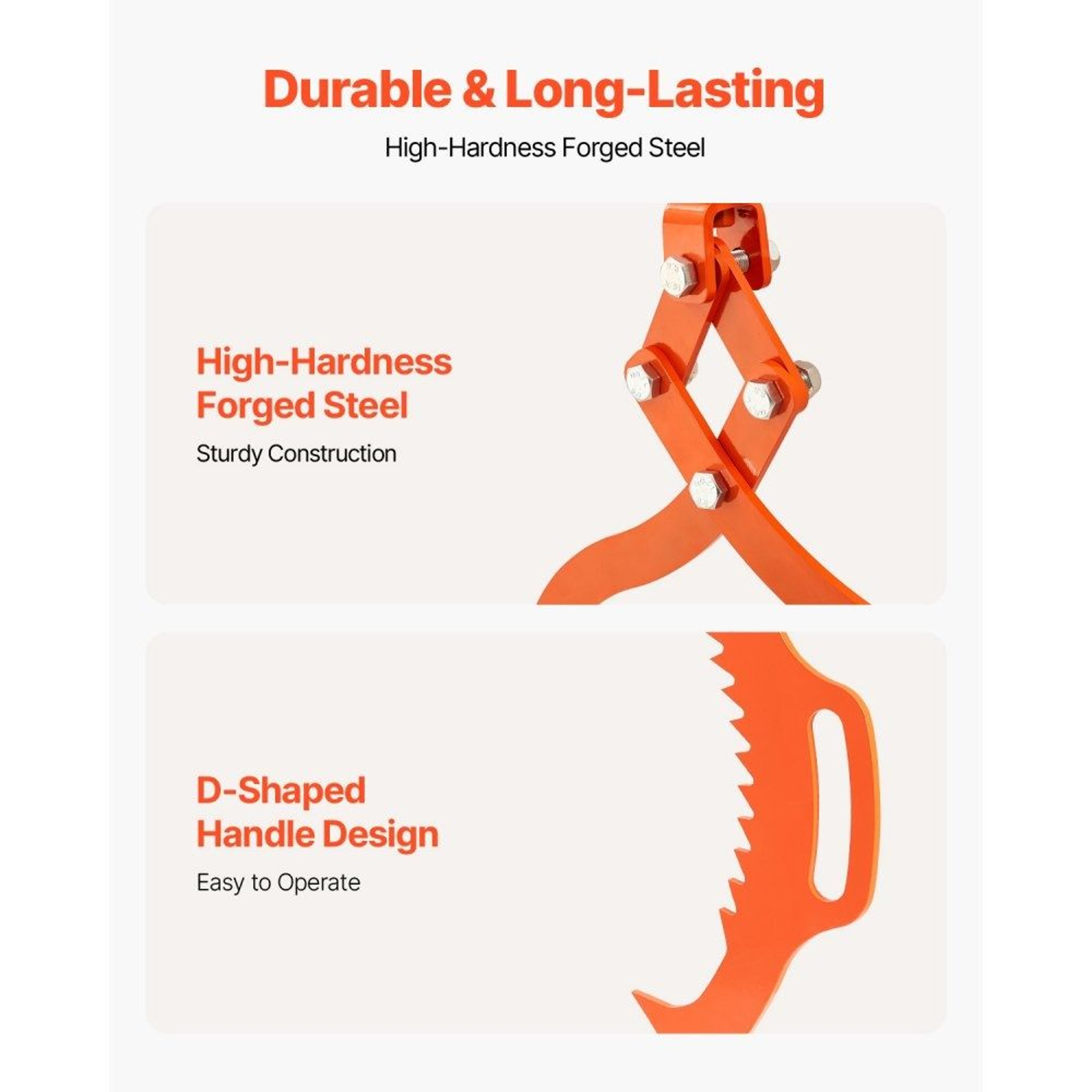 32 Inch Heavy Duty Log Lifting Tongs With 1543 Lb Static Load Capacity 5