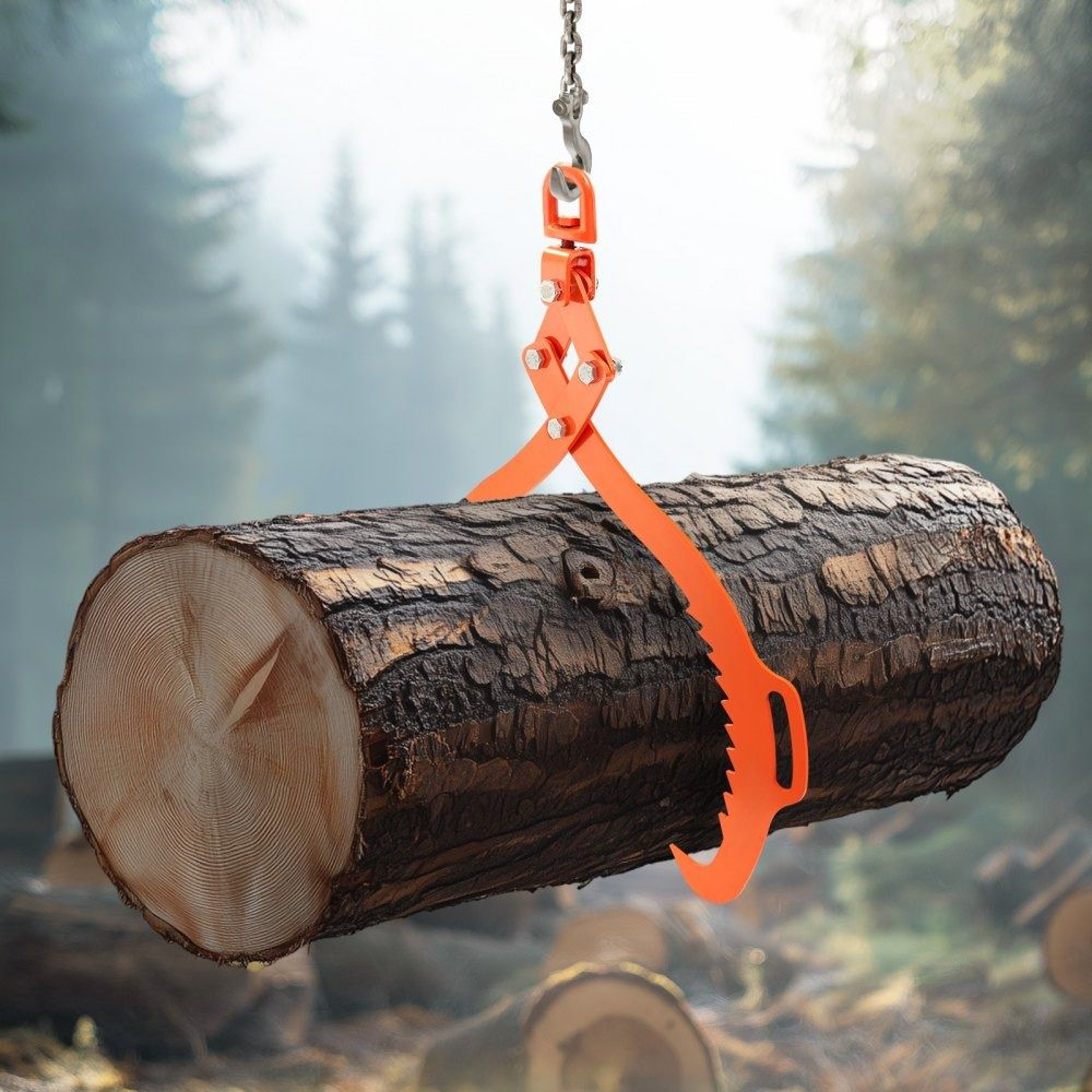 32 Inch Heavy Duty Log Lifting Tongs With 1543 Lb Static Load Capacity 6