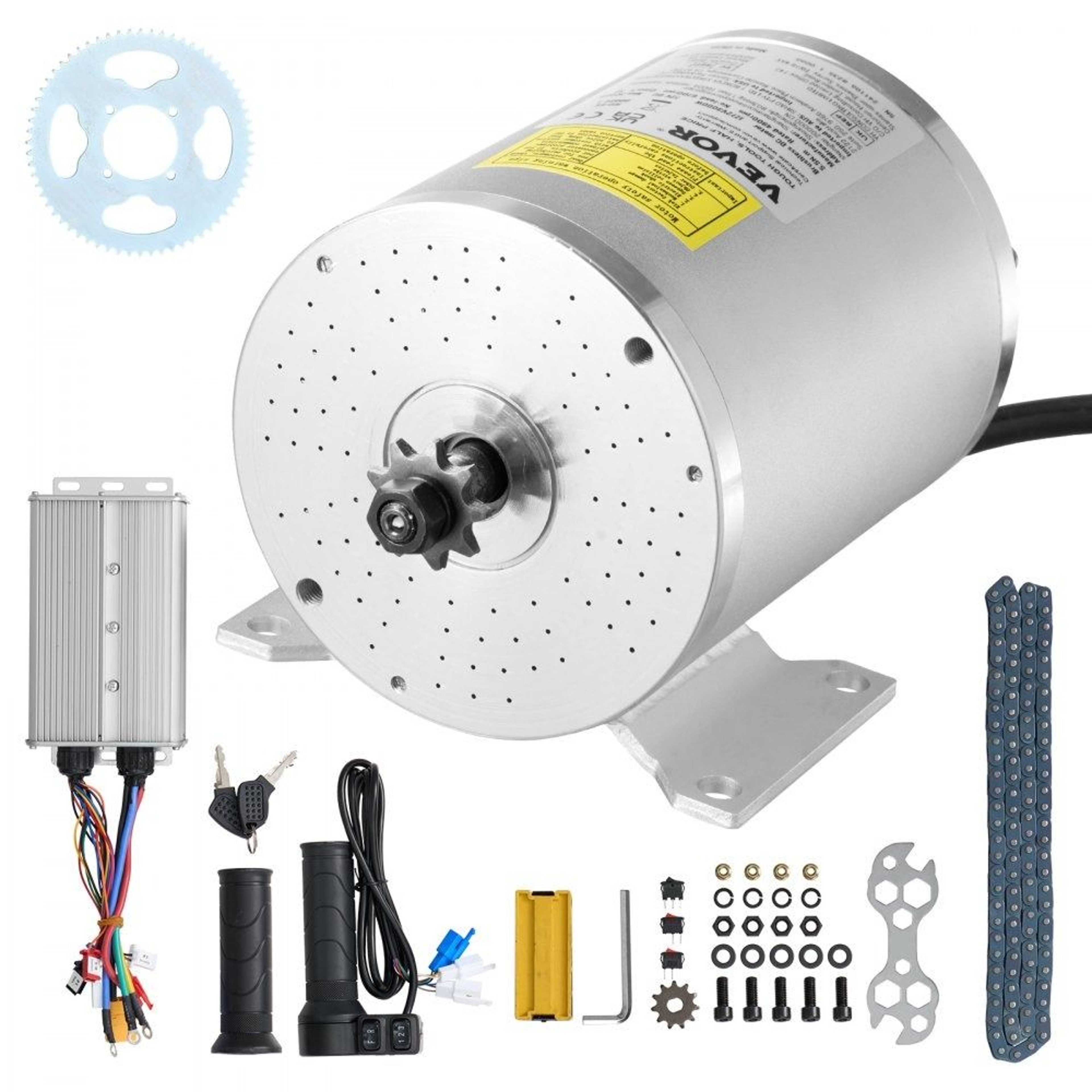 3000W 72V Electric Brushless DC Motor Kit With Controller And Throttle Grip 0