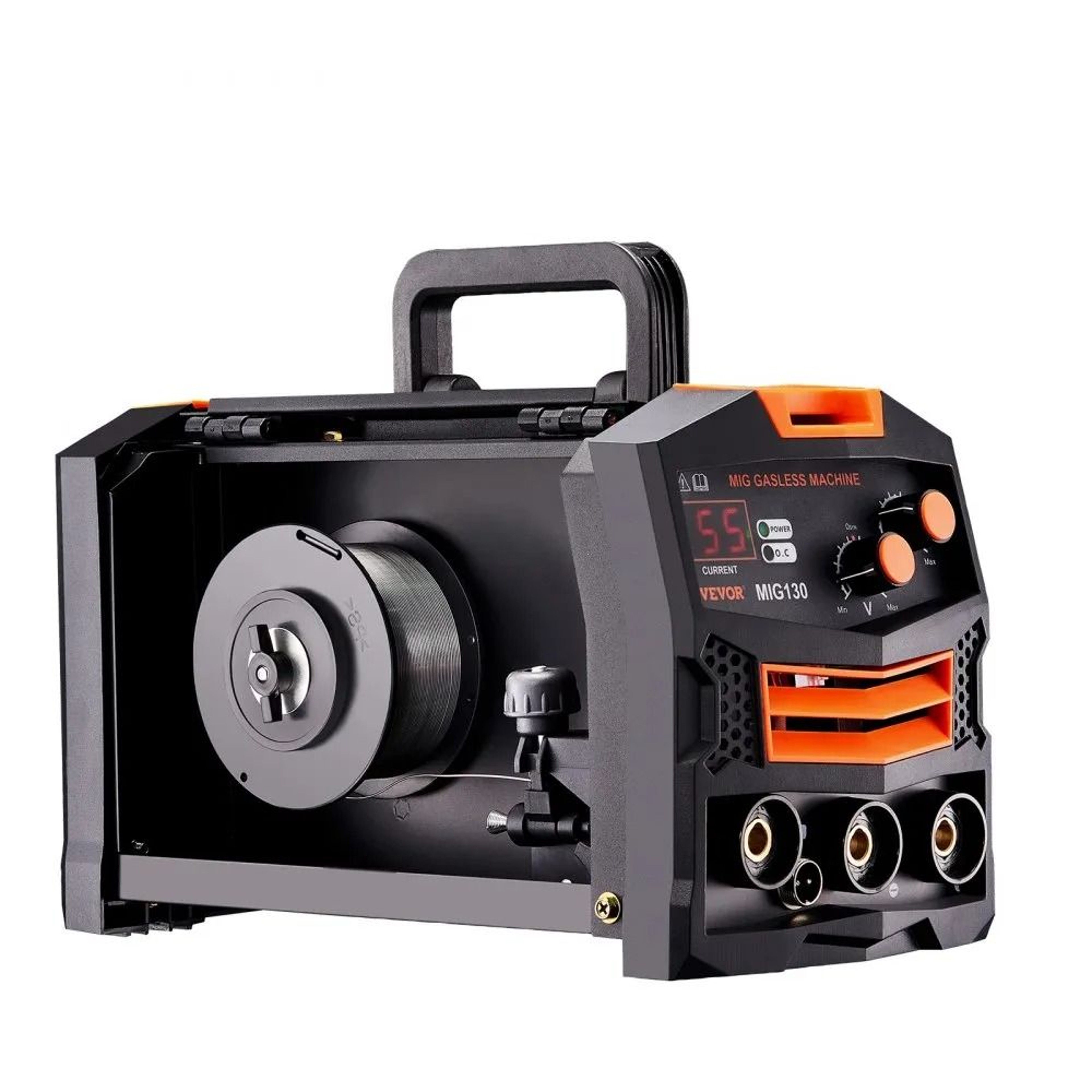 130A Gasless MIG Welder With Synergic Control And Digital Display 7