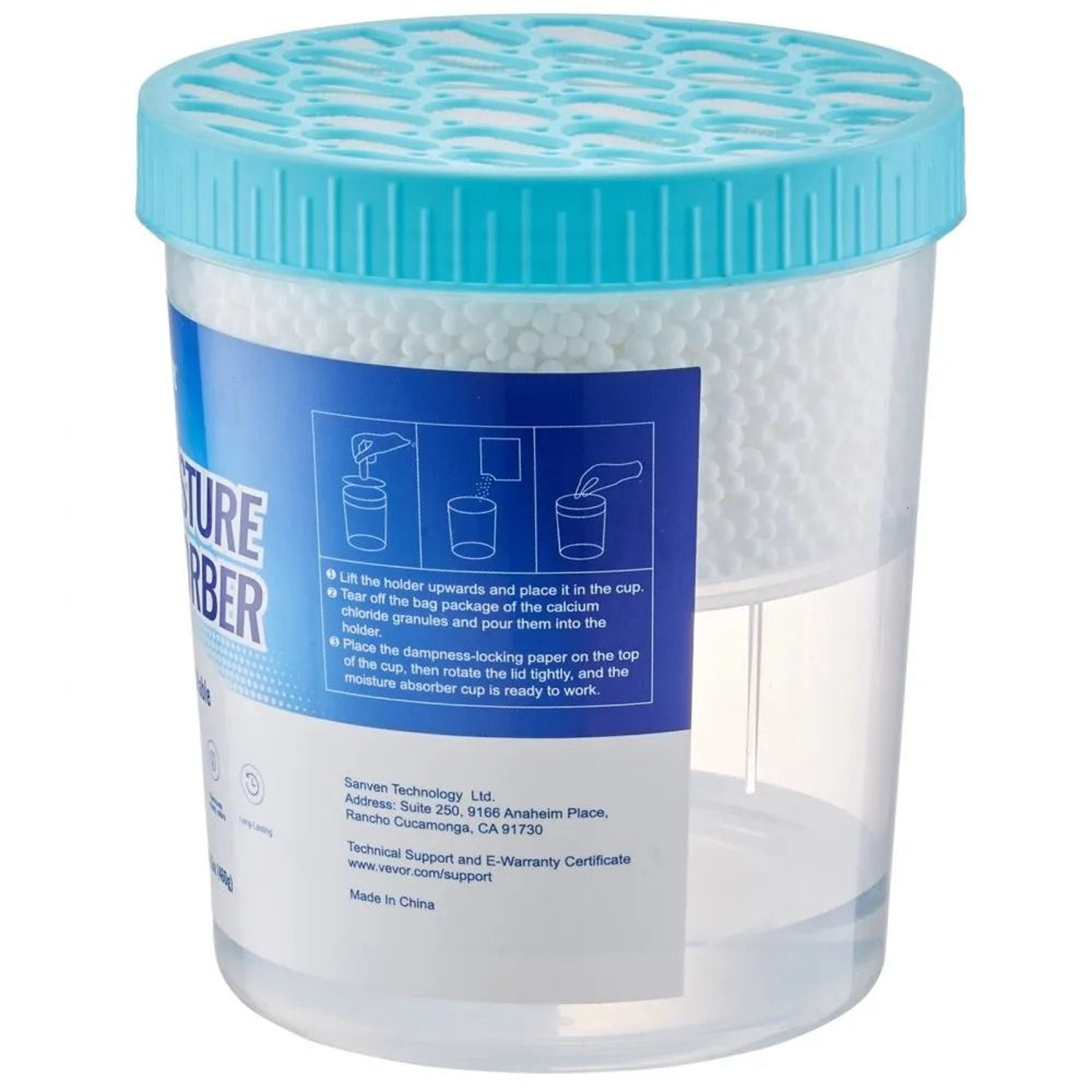 2 Pack Moisture Absorber Buckets With 800mL Capacity And Reusable Design 7