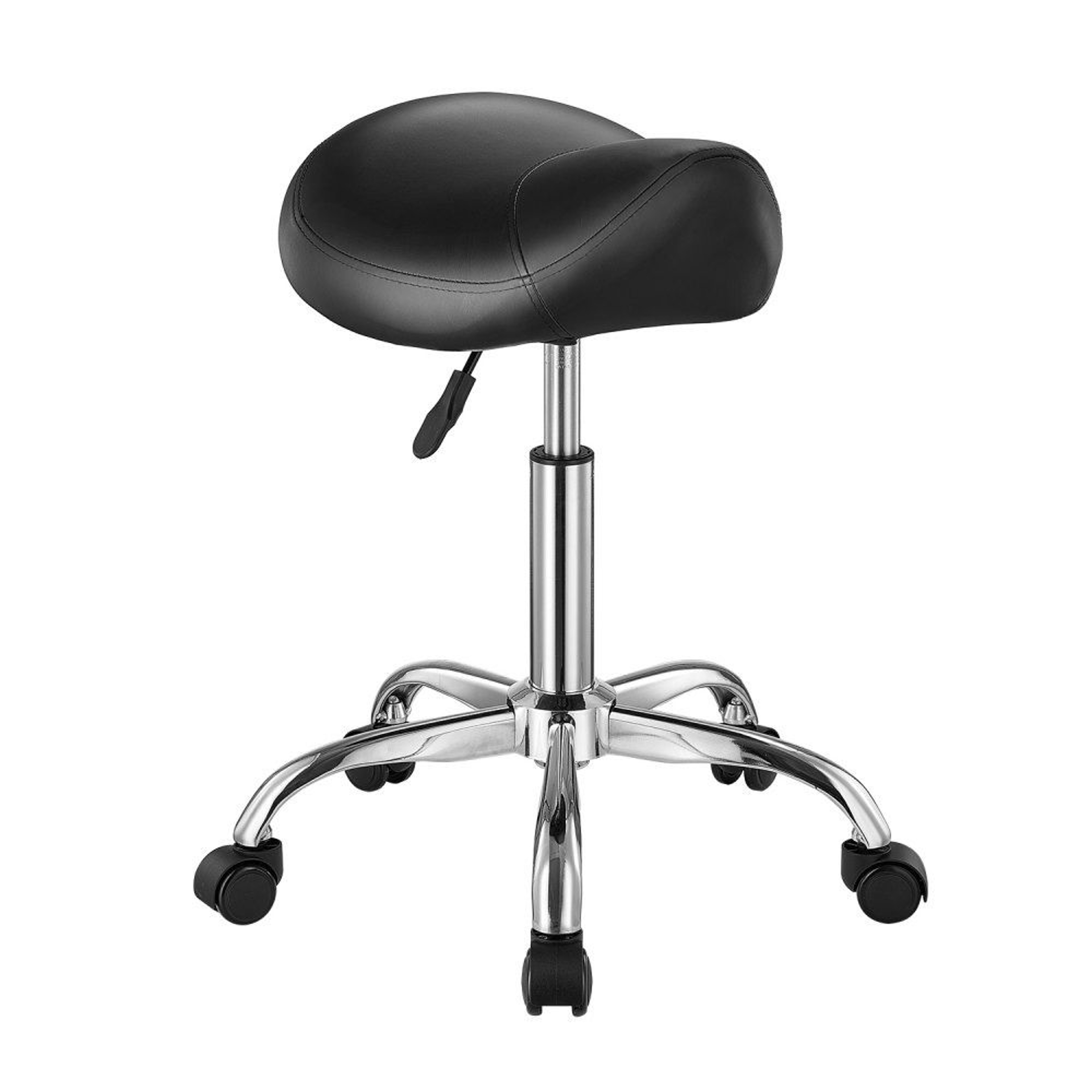 Ergonomic Rolling Saddle Stool With Adjustable Height And 450 Lb Capacity 6