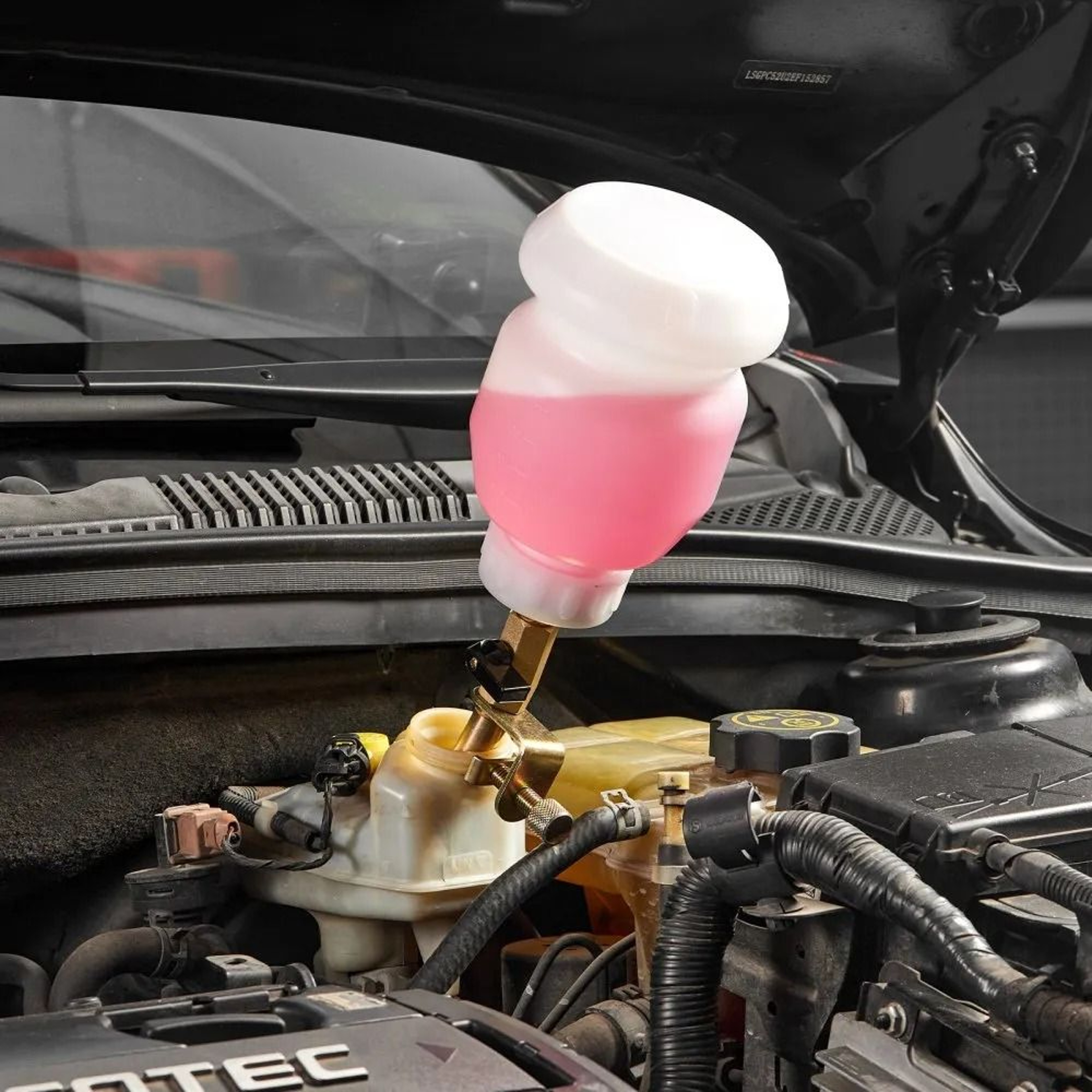 Brake Bleeder Kit With 3L Fluid Extractor And 1L Refill Bottle 6