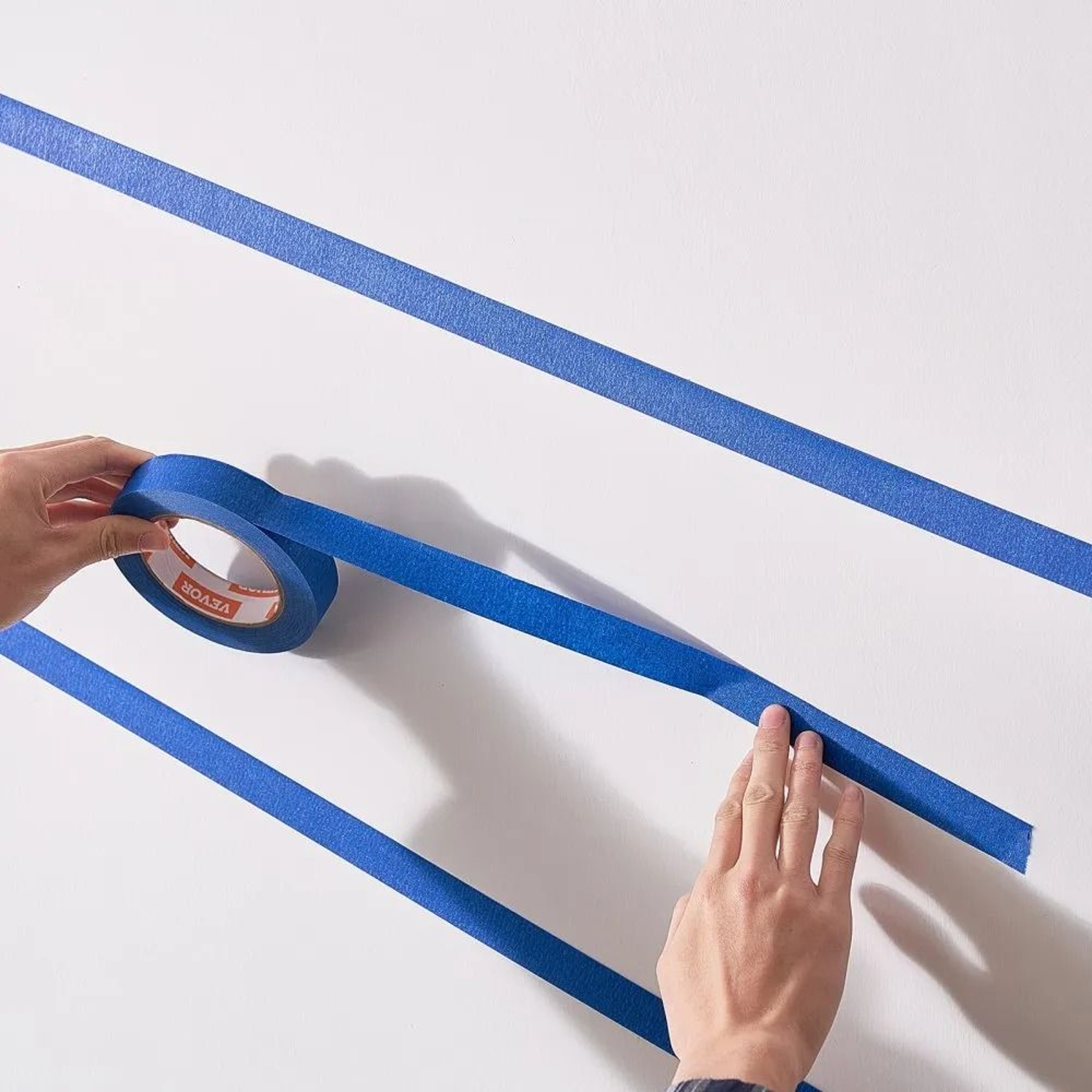 Blue Painters Tape 094 Inch X 60 Yards 6 Rolls For Painting And Masking 6