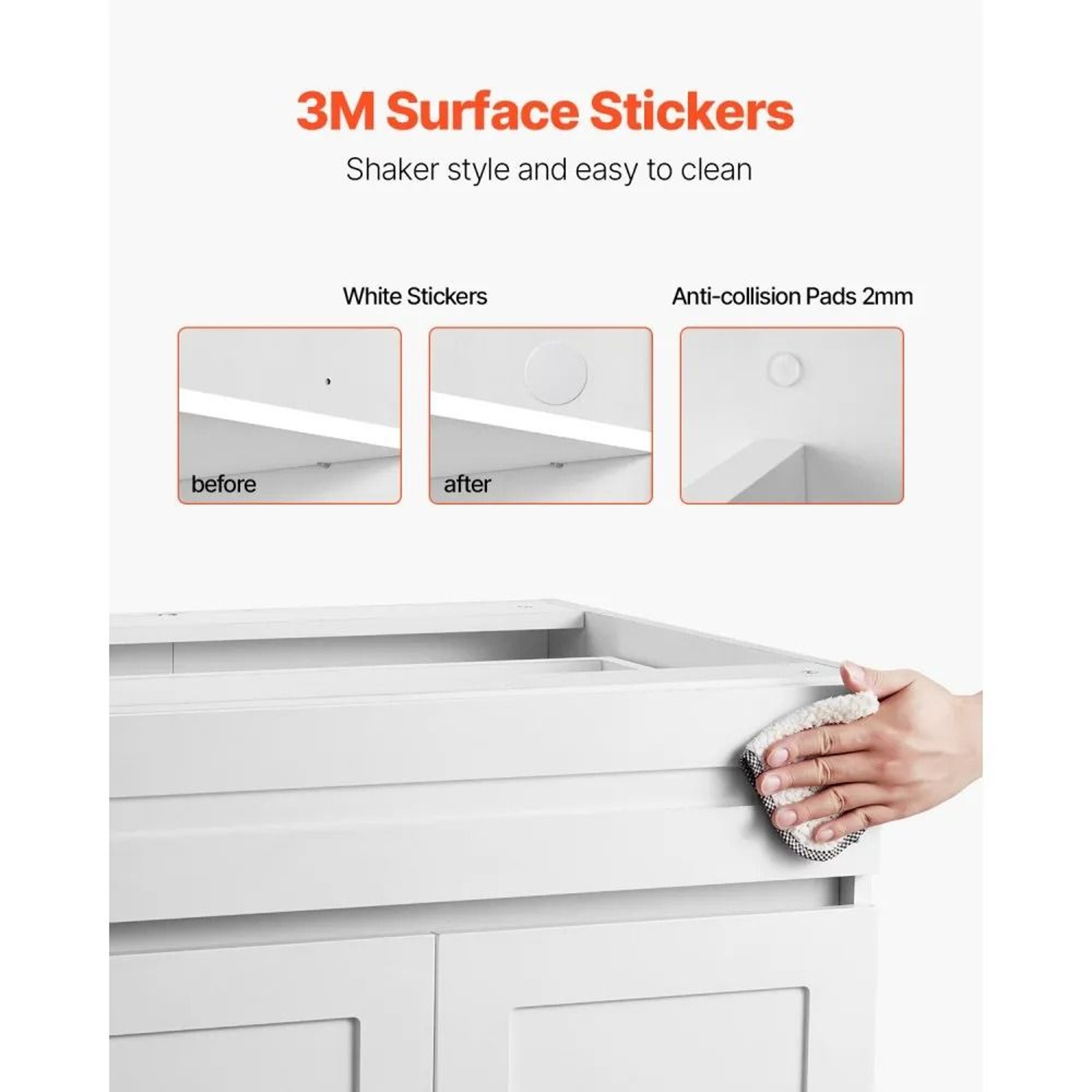 White Shaker Base Cabinet 36 Inch With Drawer And SoftClose Doors 4