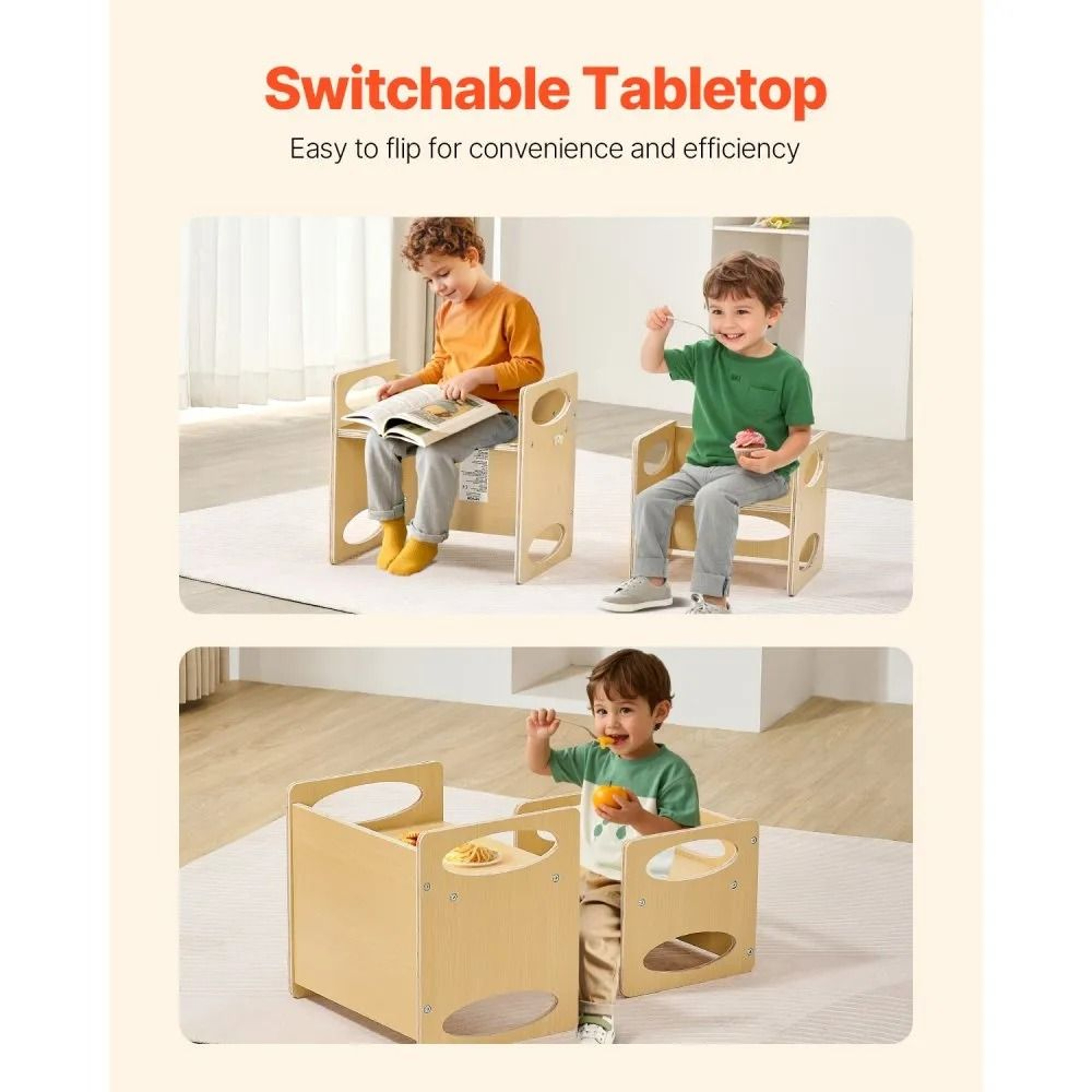 Montessori Weaning Table And Chair Set With Adjustable Height For Toddlers 3