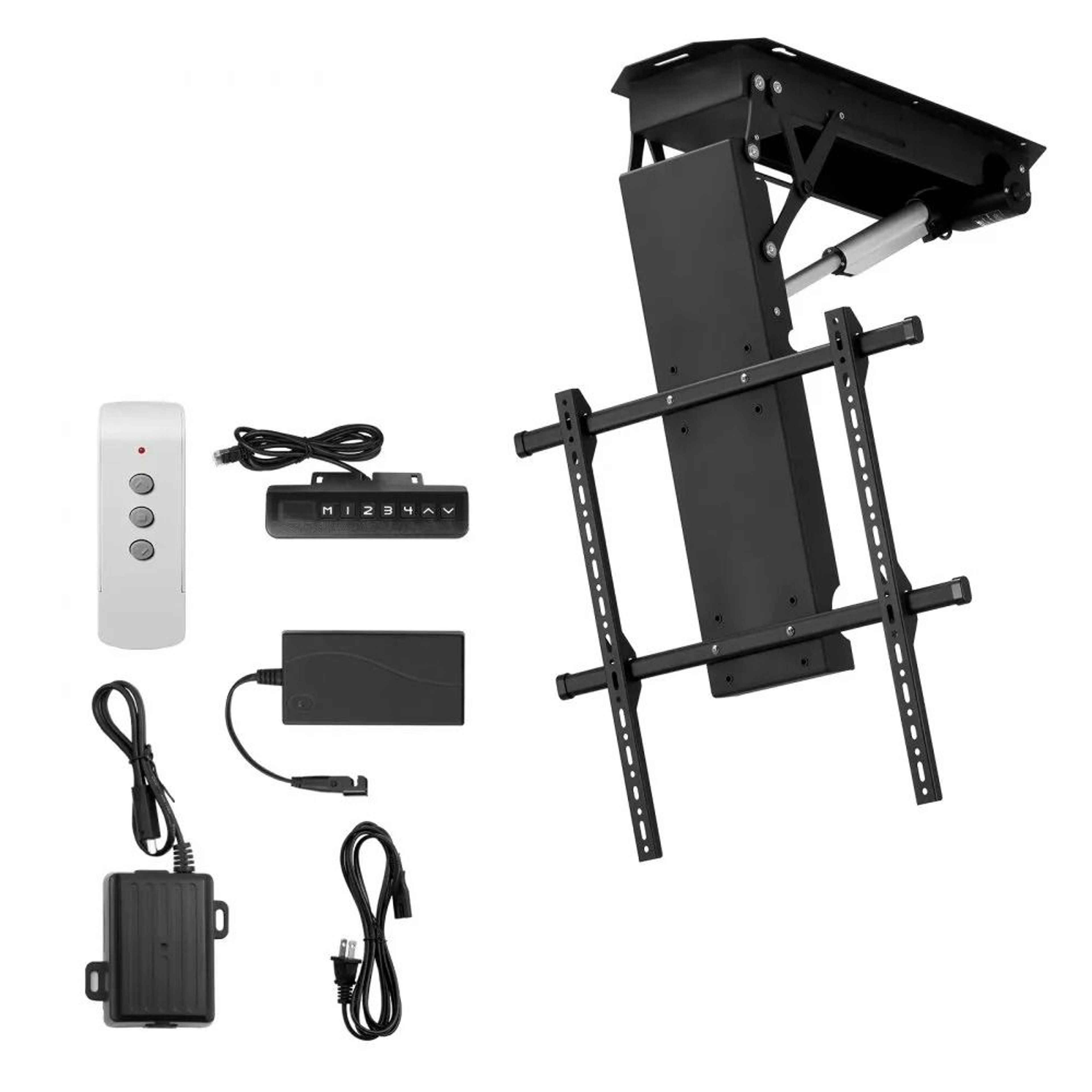 Motorized Ceiling TV Mount For 3270 Inch TVs With Remote Control And Adjustable Height 0