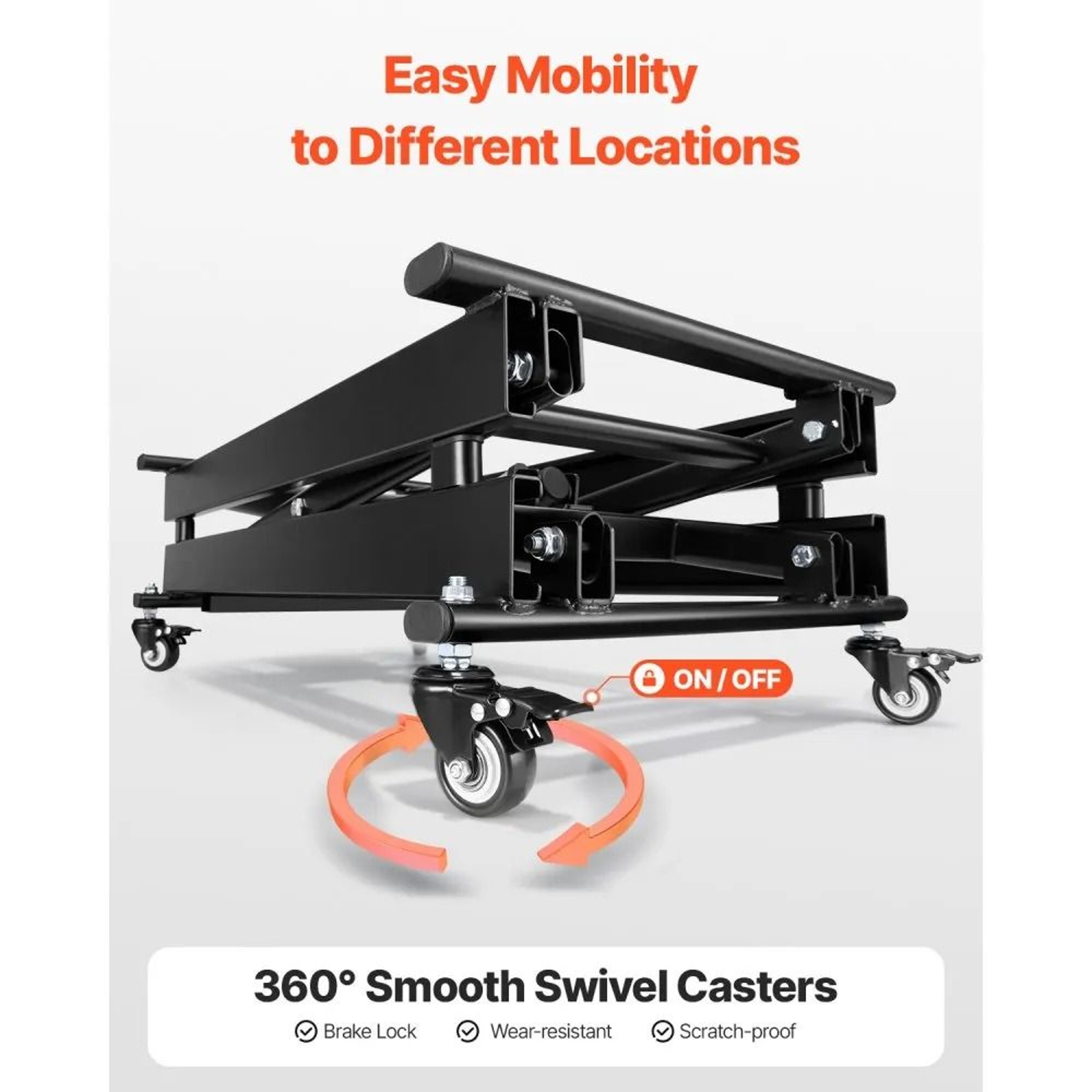 Electric Scissor Lift Table With 330 Lb Capacity And Adjustable Height 4