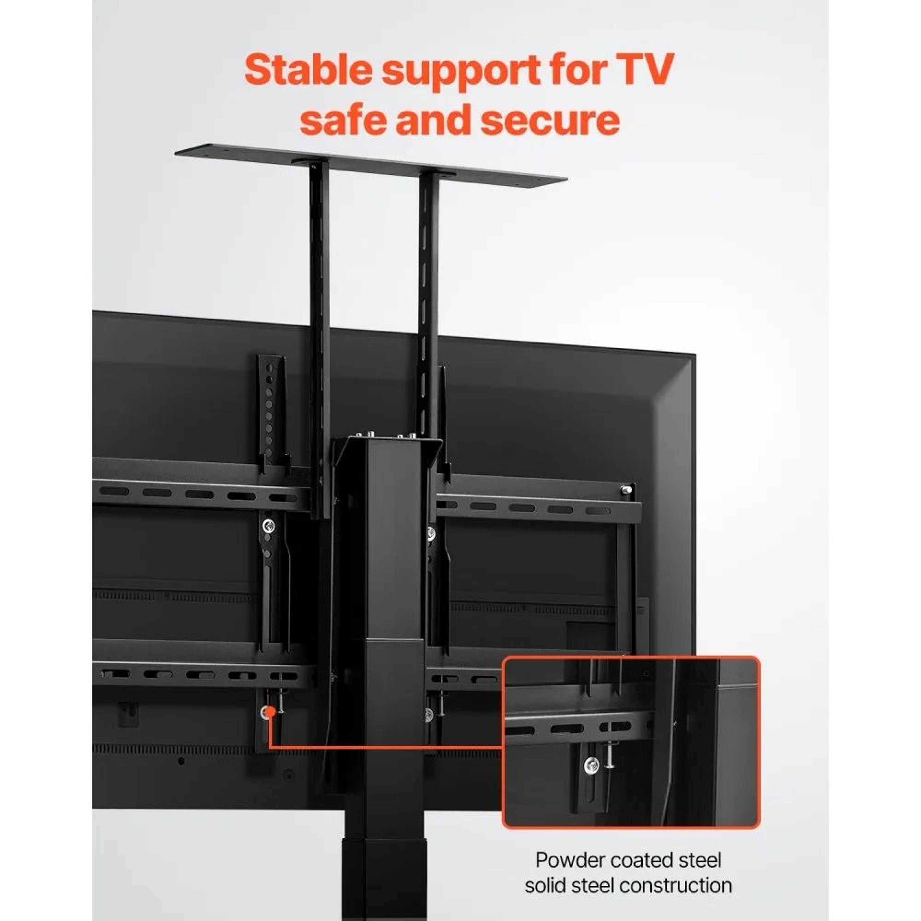 Motorized TV Lift Stand For 3270 Inch TVs With Remote Control And 120 Lb Capacity 2