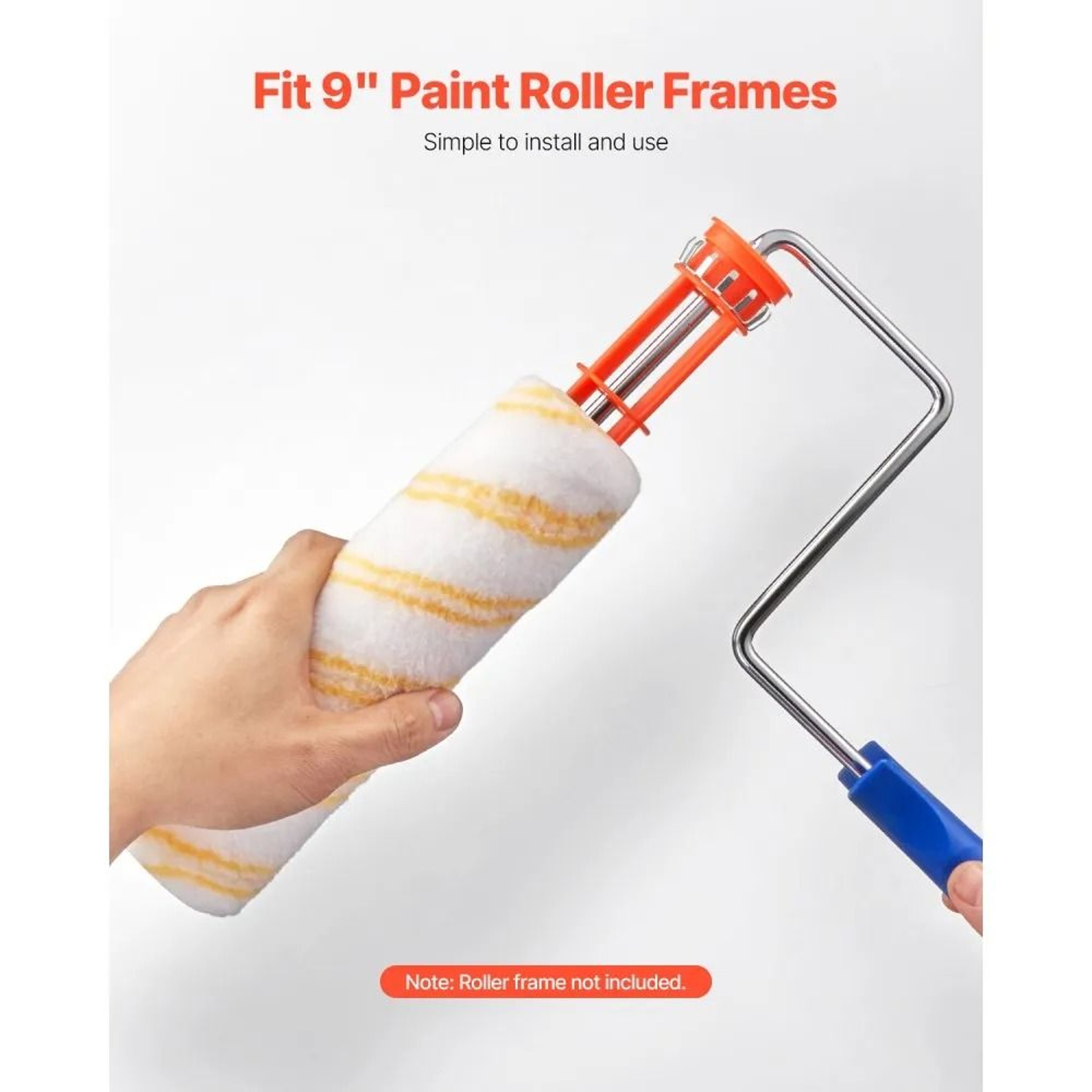 9 Inch Microfiber Paint Roller Covers 12 Pack With 38 Inch Nap Shedless Design 3