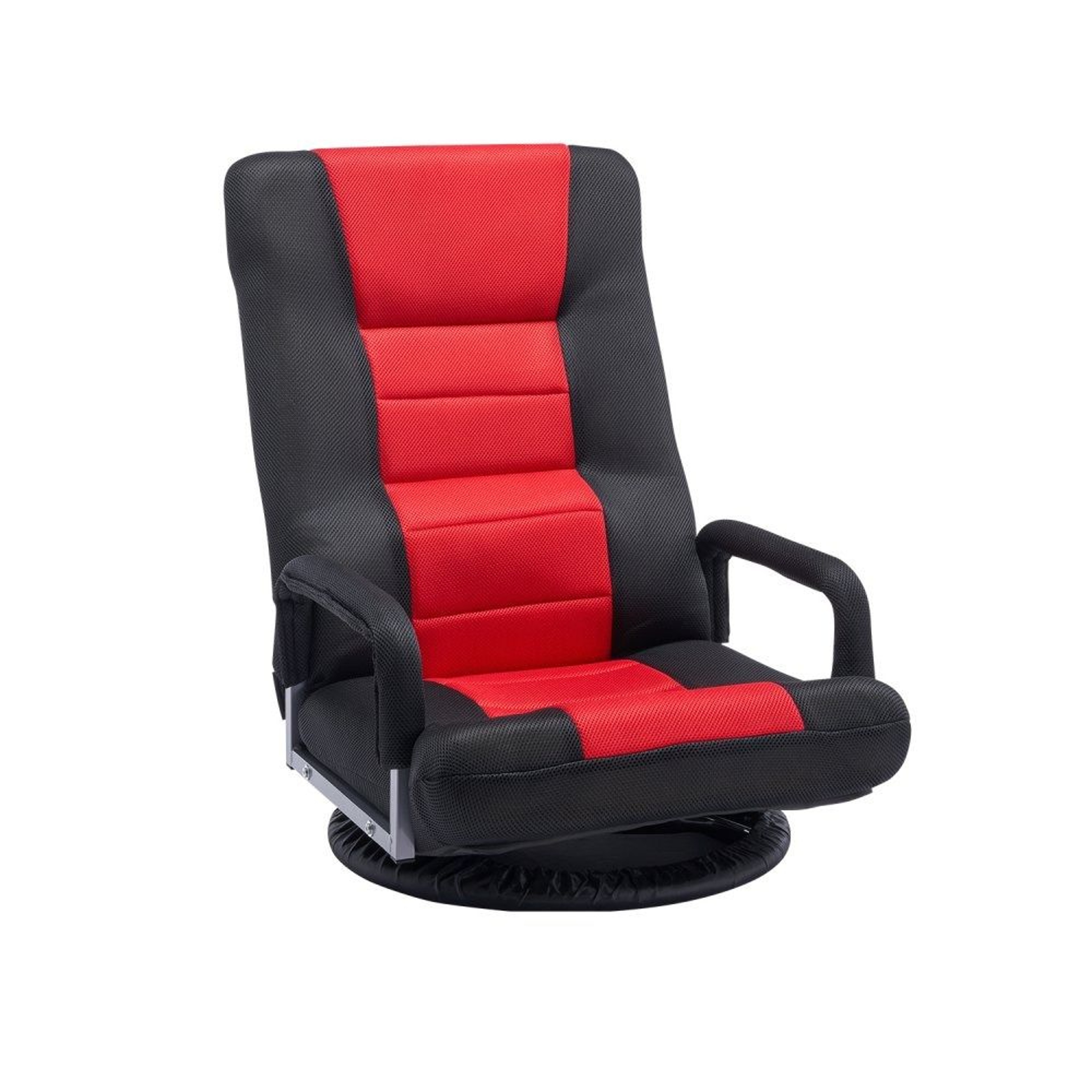 Swivel Floor Gaming Chair With Armrests And 6Position Adjustable Backrest 0