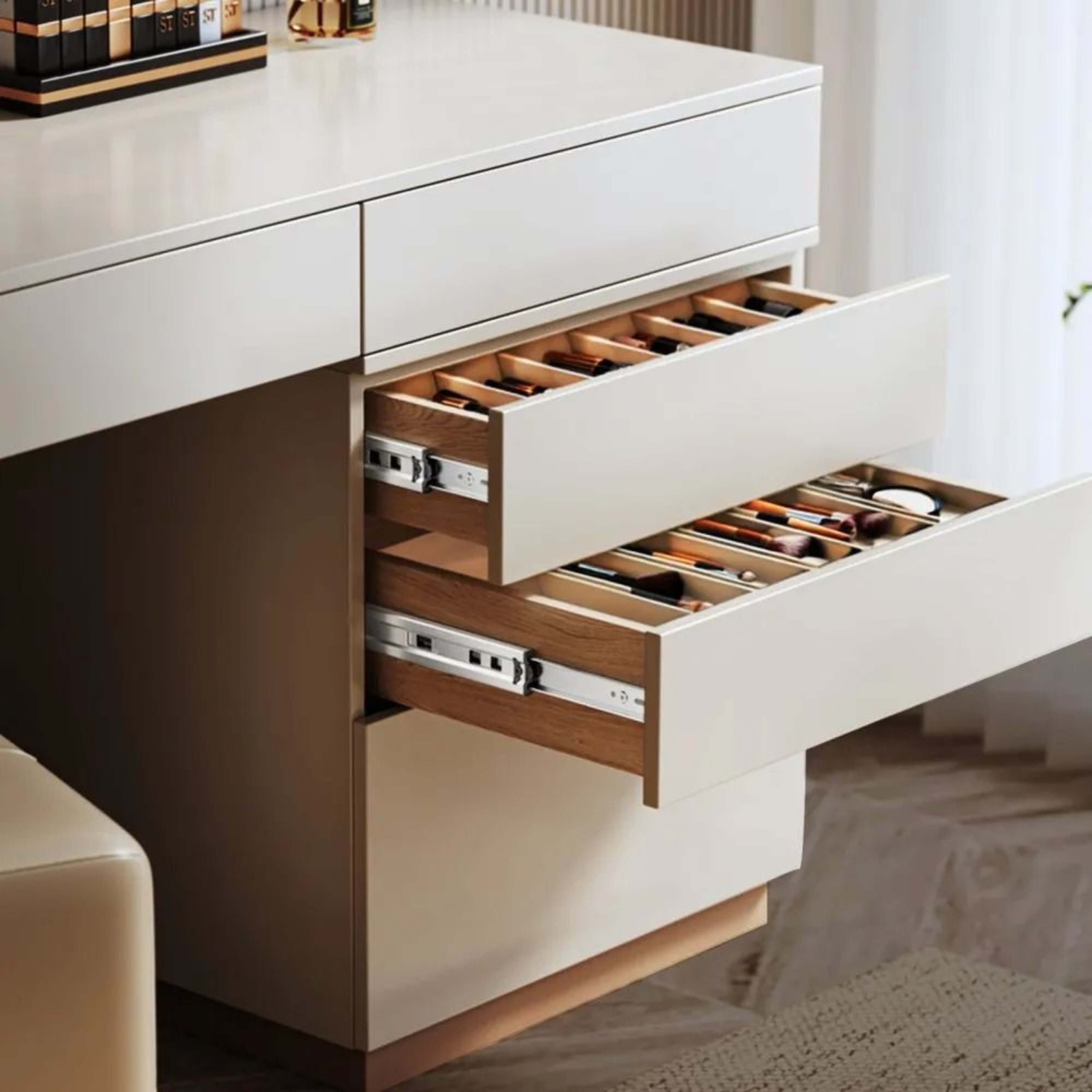 Heavy Duty 24 Inch Full Extension Drawer Slides 10 Pairs With 100 LB Capacity 6