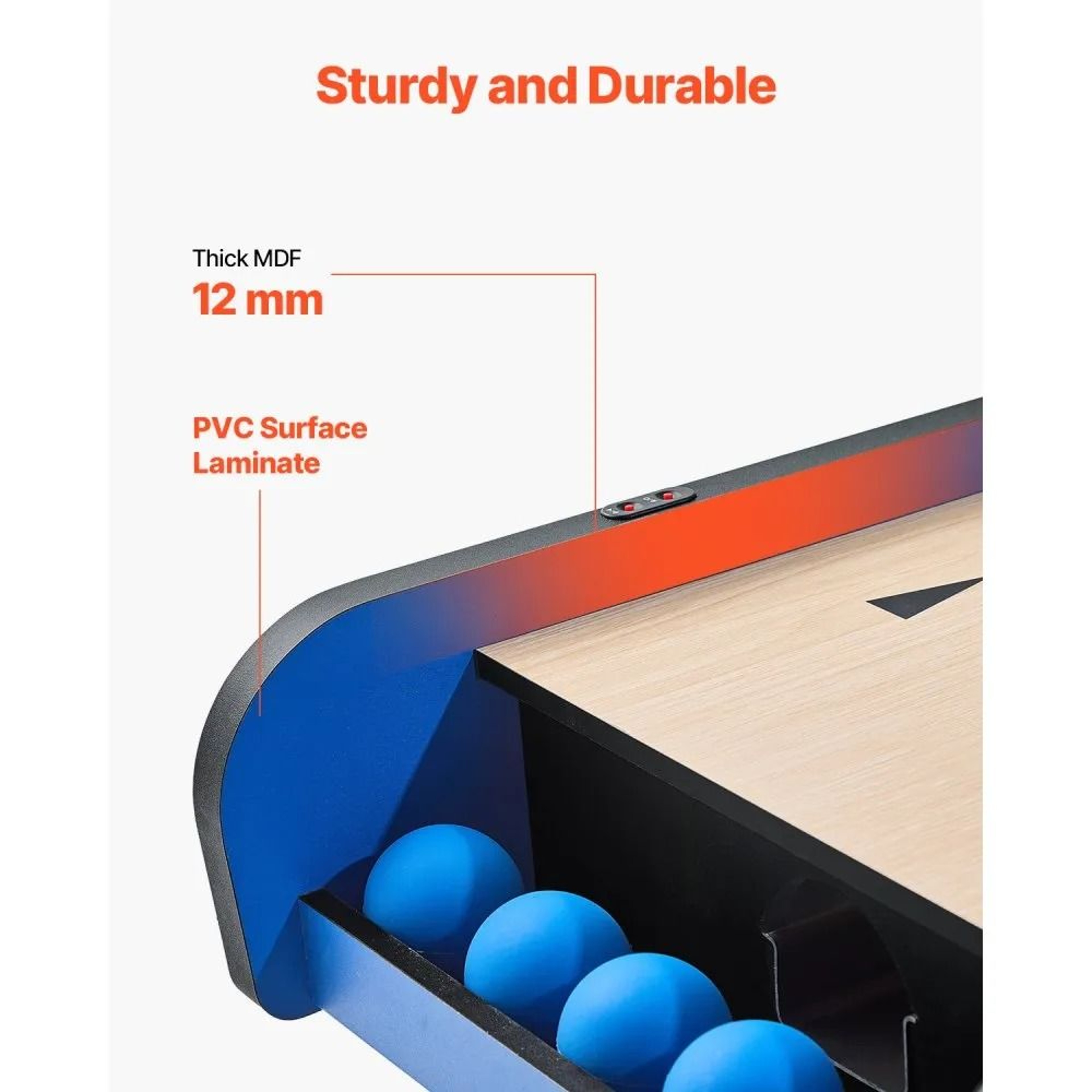 8 Ft Roll And Score Arcade Game Table With Electronic Scorer And Automatic Ball Return 4