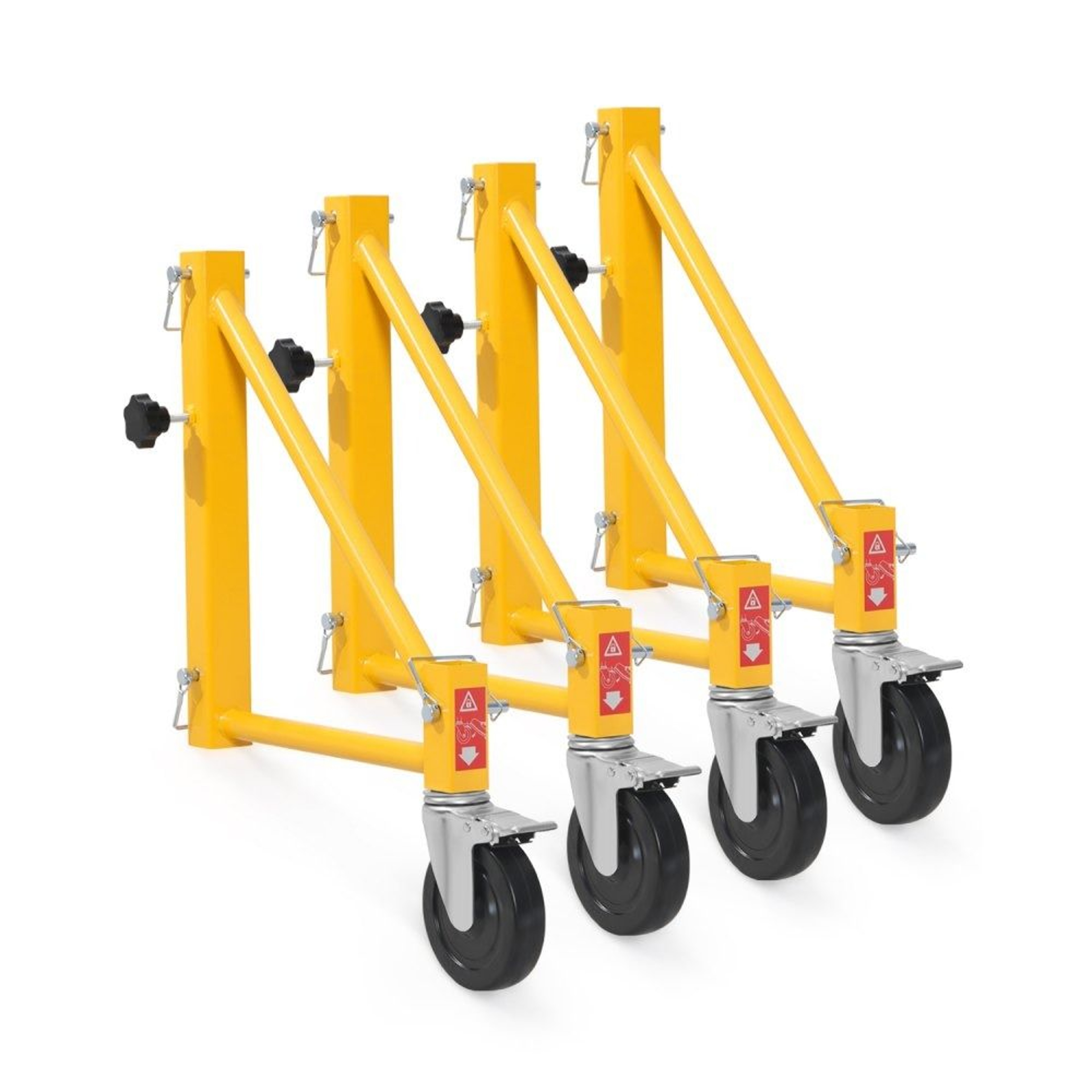 4Pack Baker Scaffold Outriggers With 5Inch Swivel Casters And 1000 Lb Capacity 0