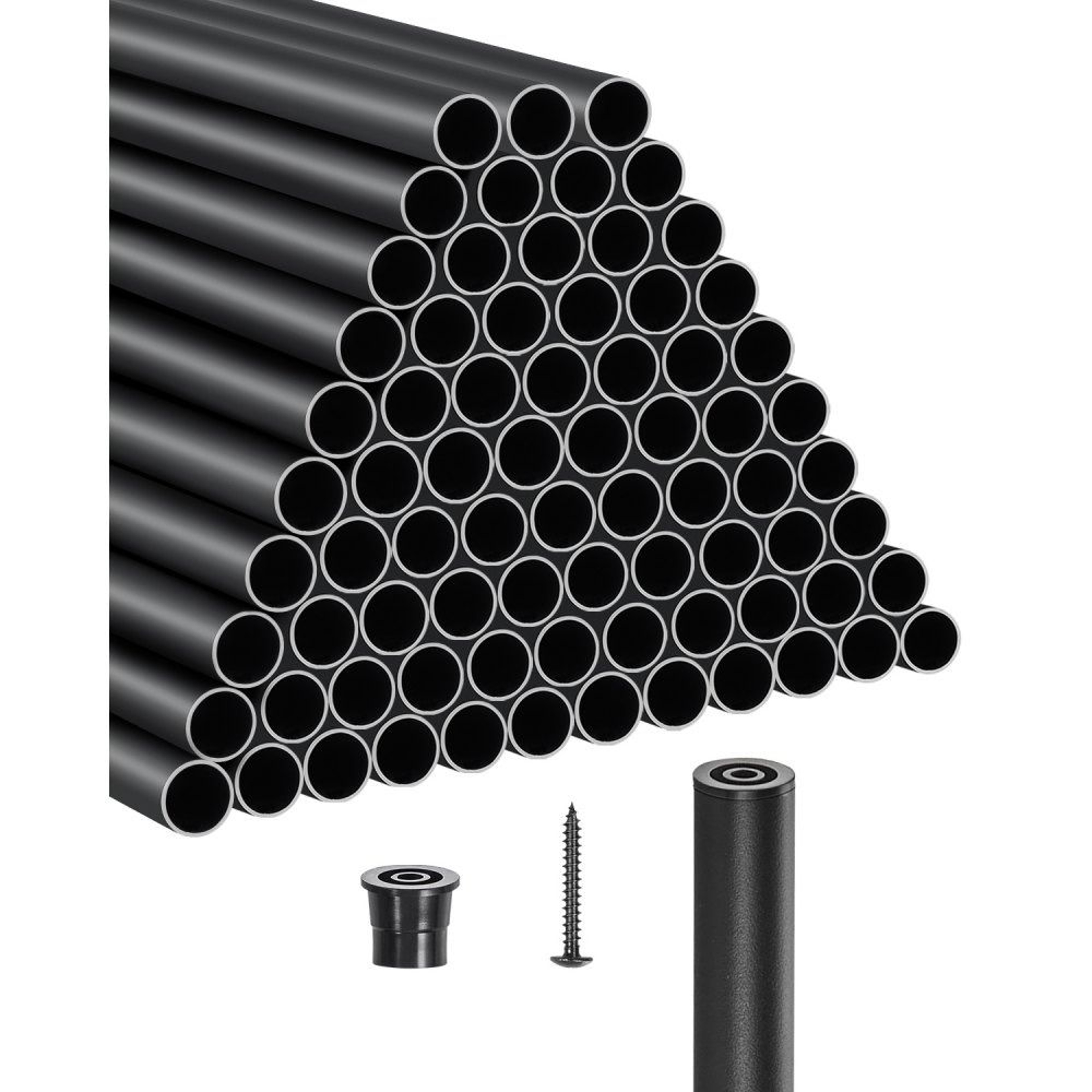 101Pack Black Aluminum Stair Balusters For Deck And Stair Railings 0