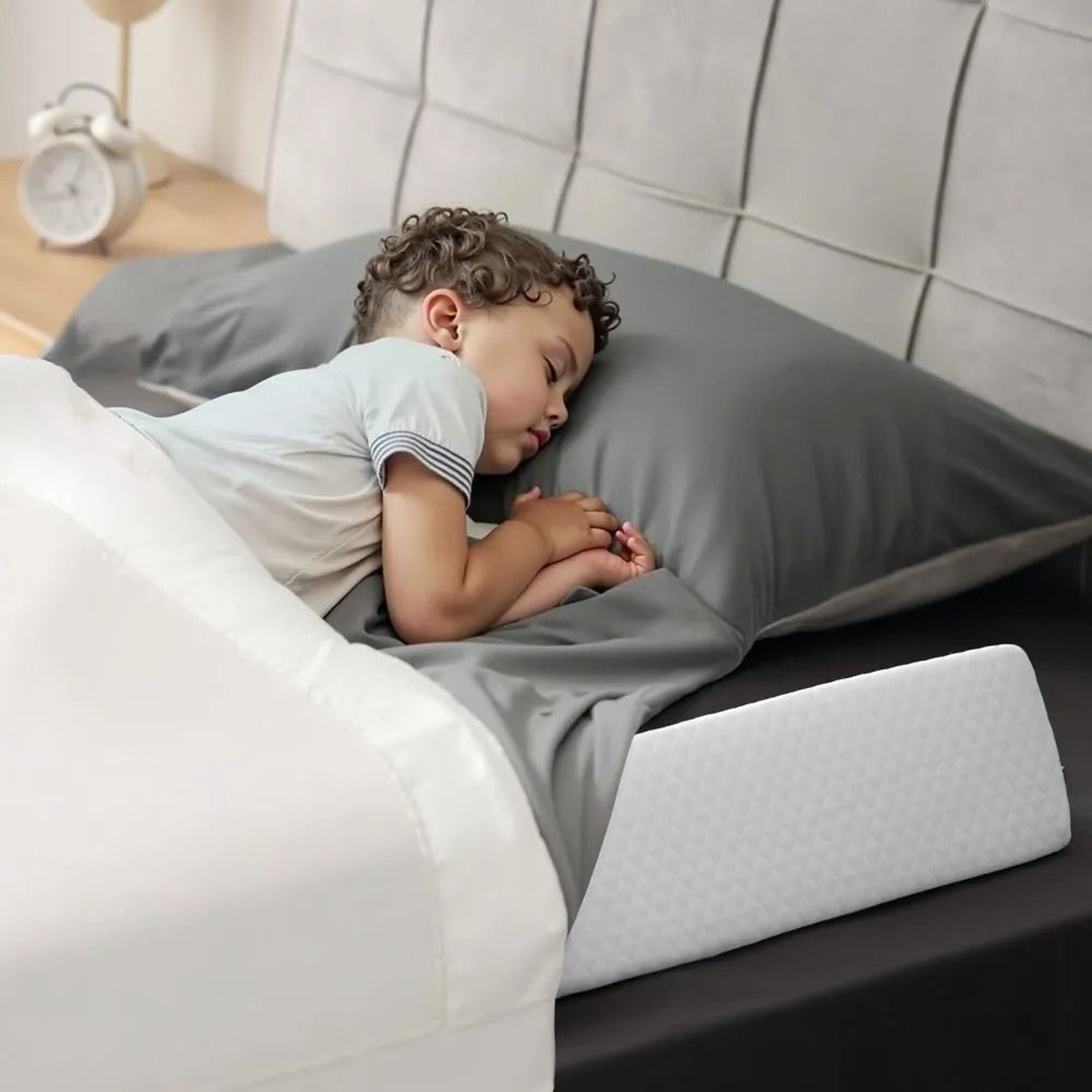 56Inch Toddler Bed Bumper With NonSlip Base And Washable Cover 5