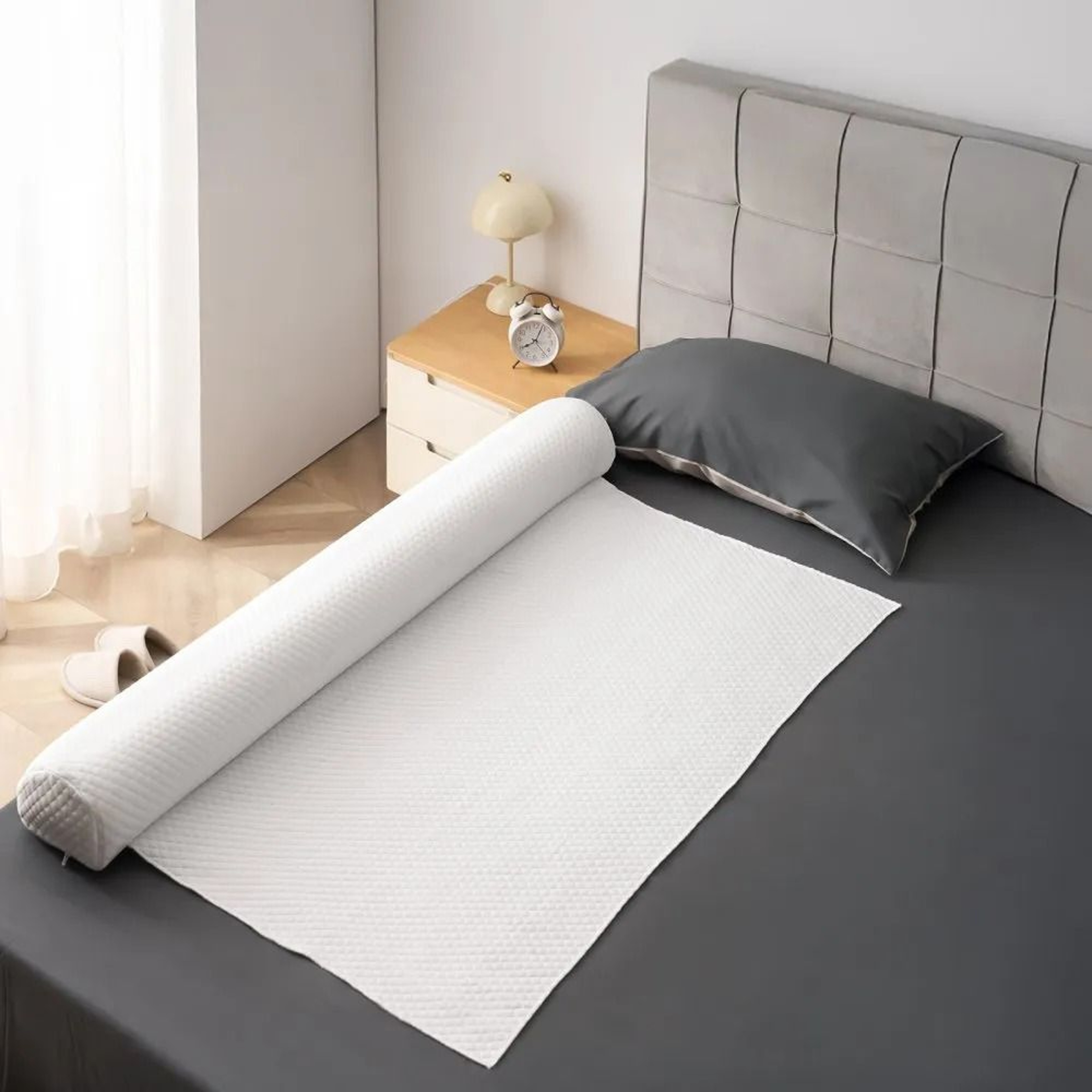Inflatable Toddler Bed Bumpers 52Inch With NonSlip Safety Flap 2Pack 6